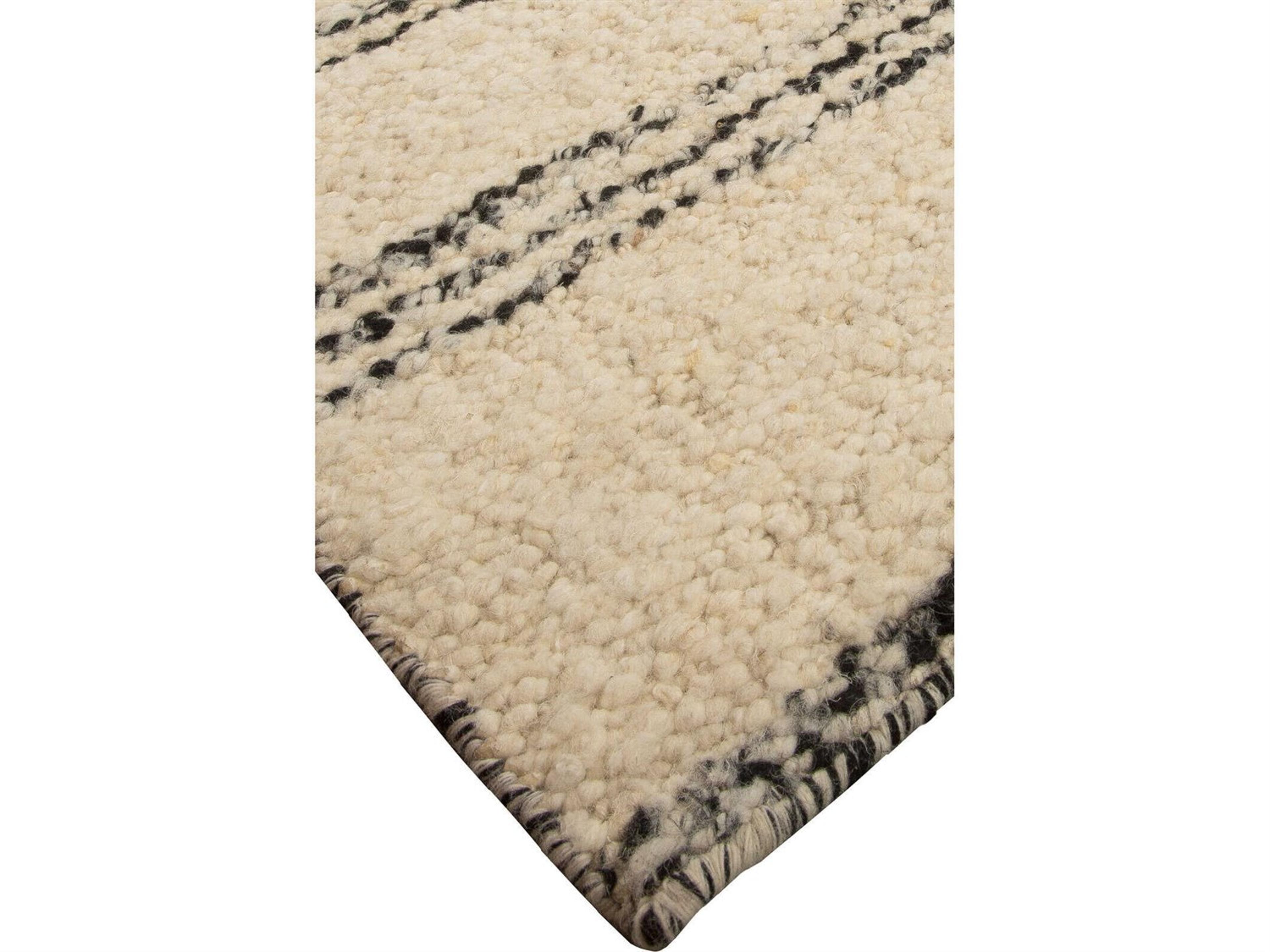Harounian Rugs White - Black Area Rug