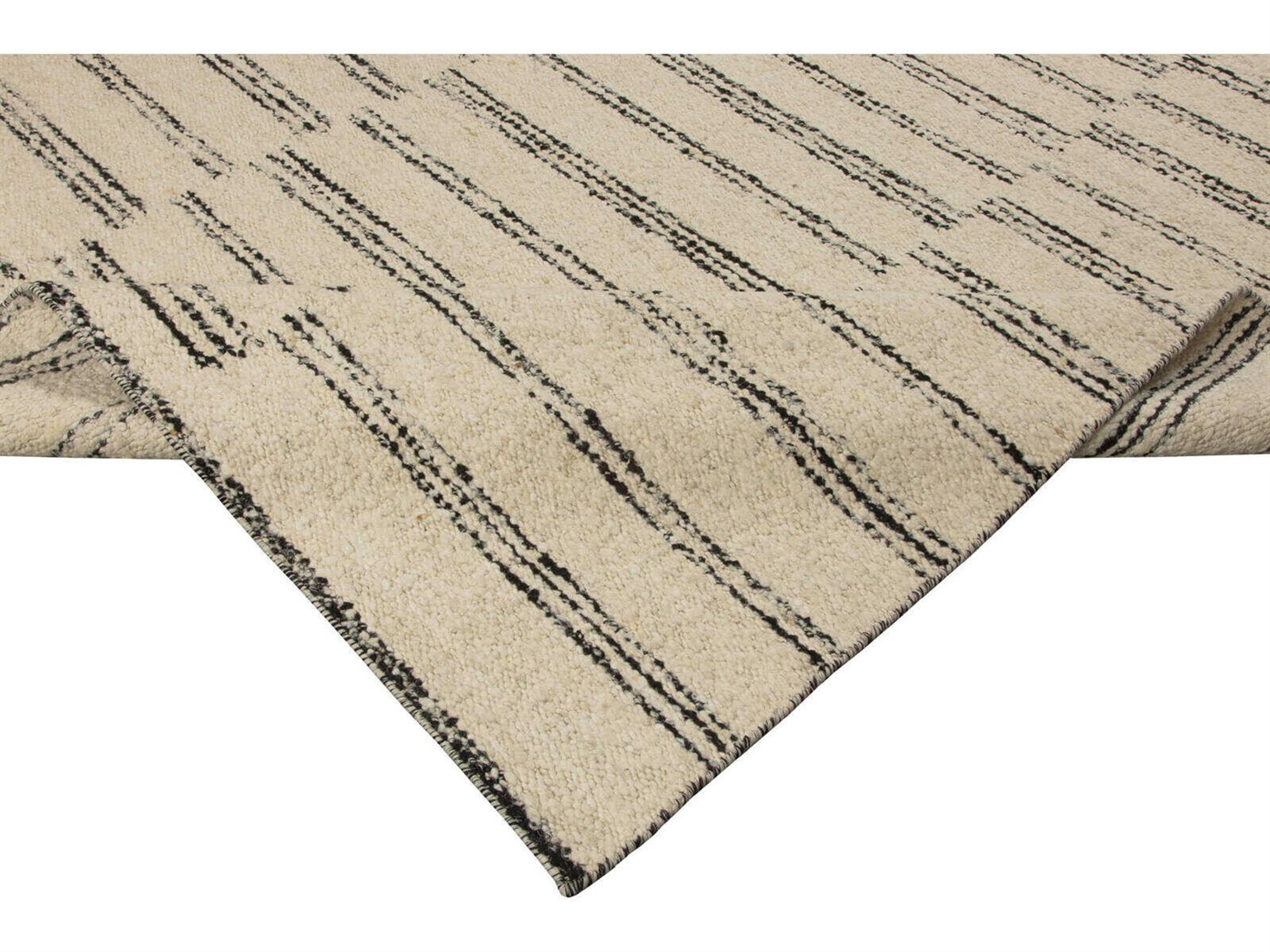 Harounian Rugs White - Black Area Rug