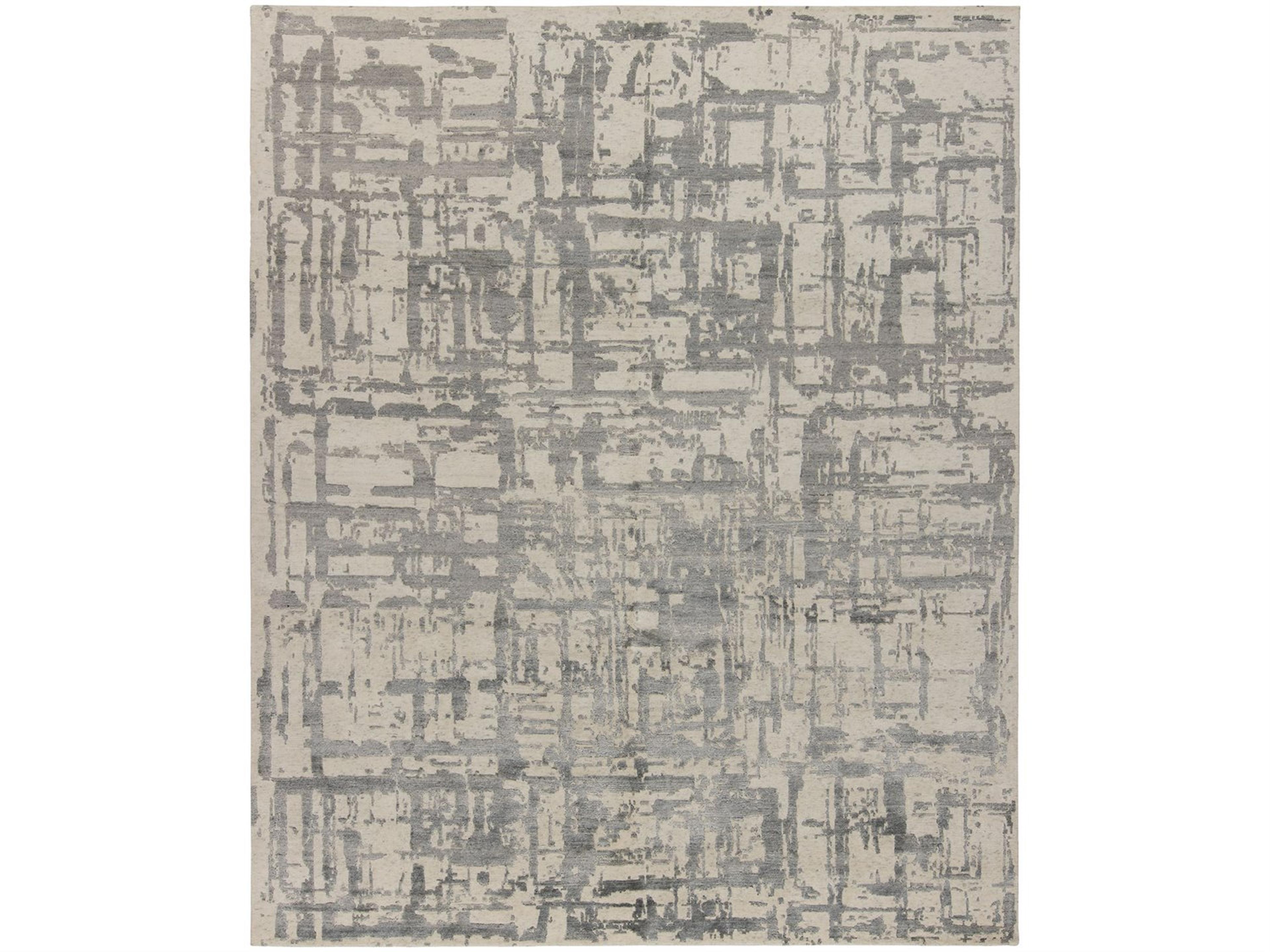 Charlotte Ivory - Grey Area Rug