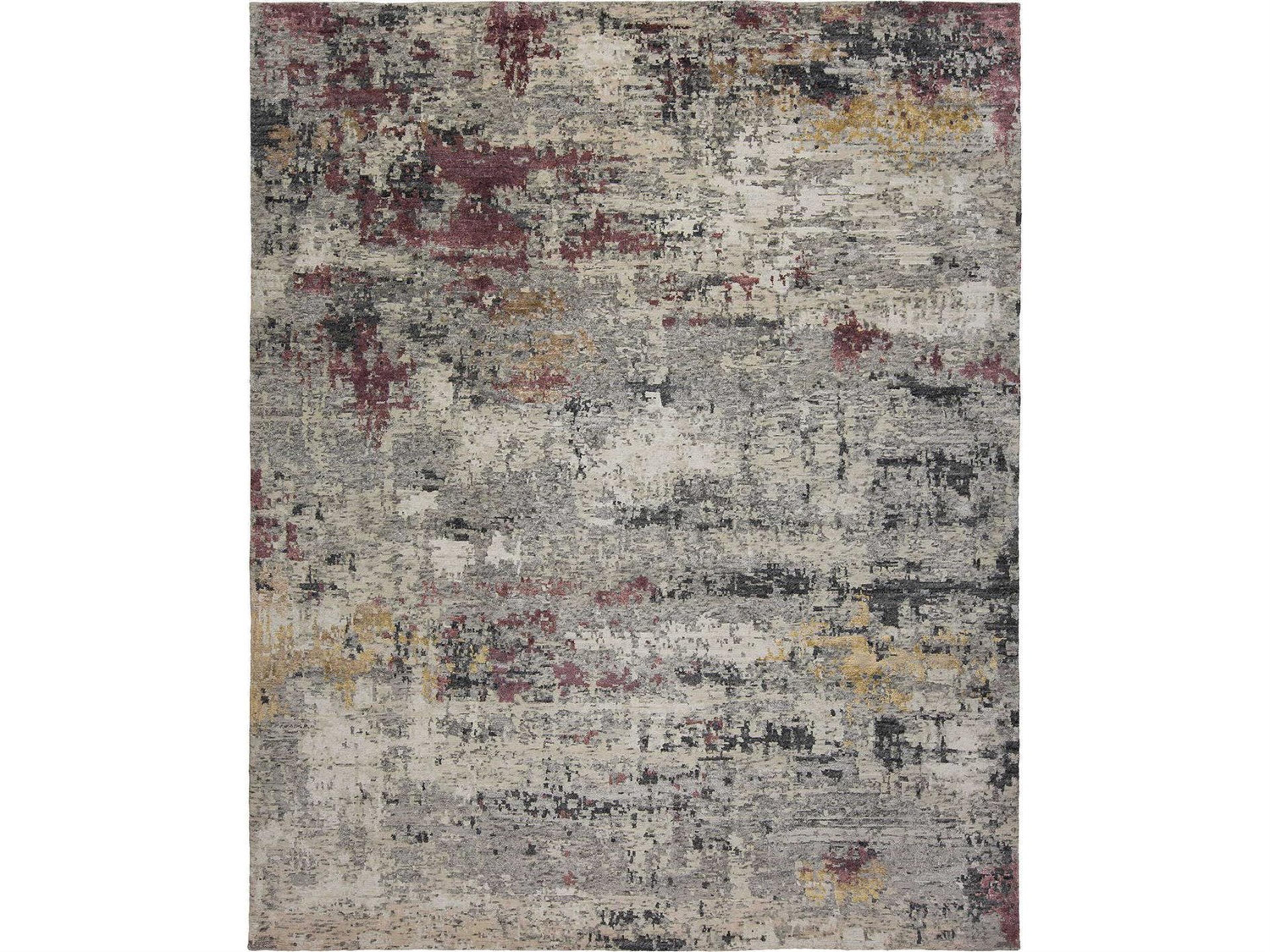 Fantasy Grey - Purple Area Rug