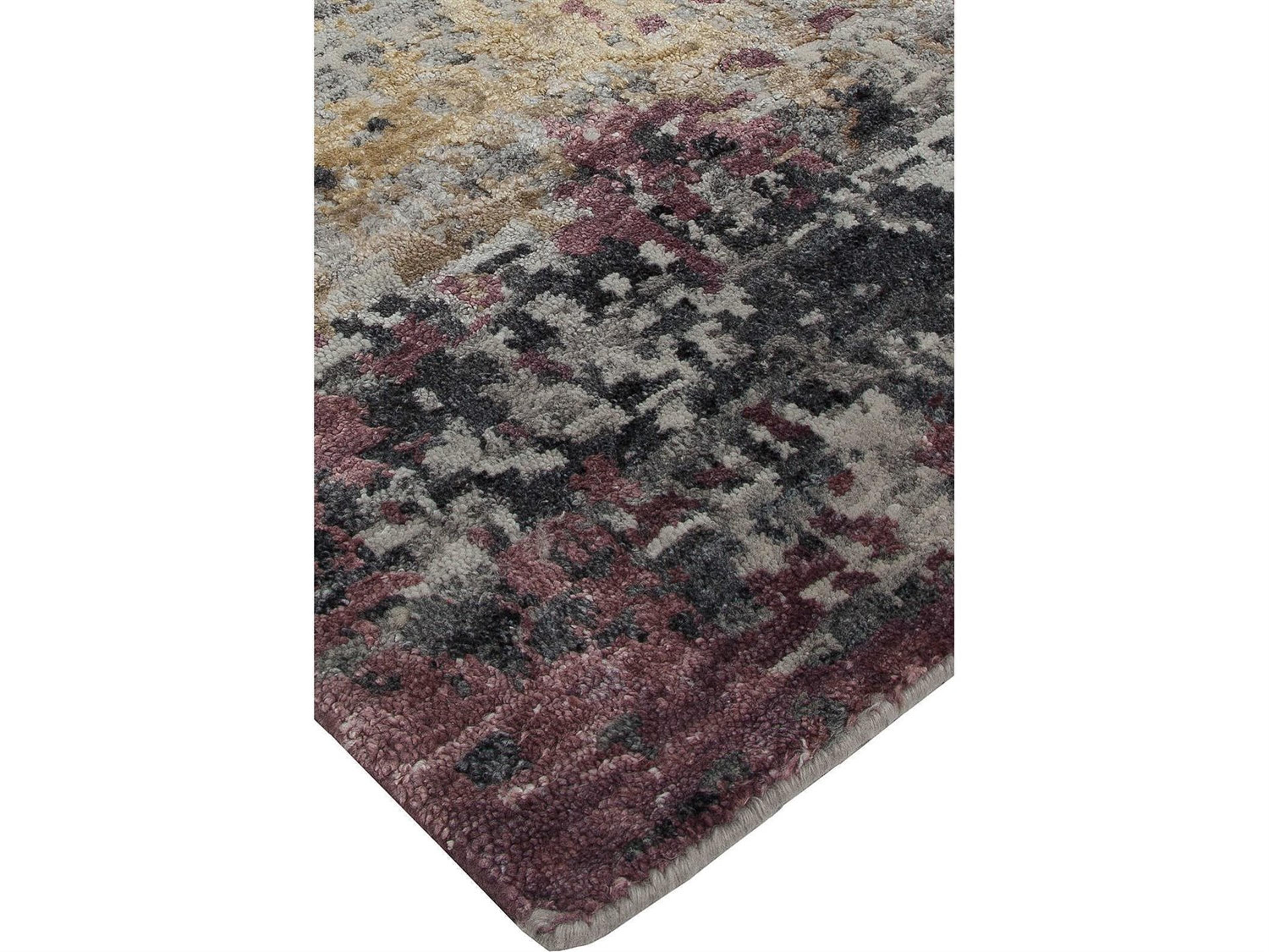 Harounian Rugs Fantasy Grey - Purple Area Rug