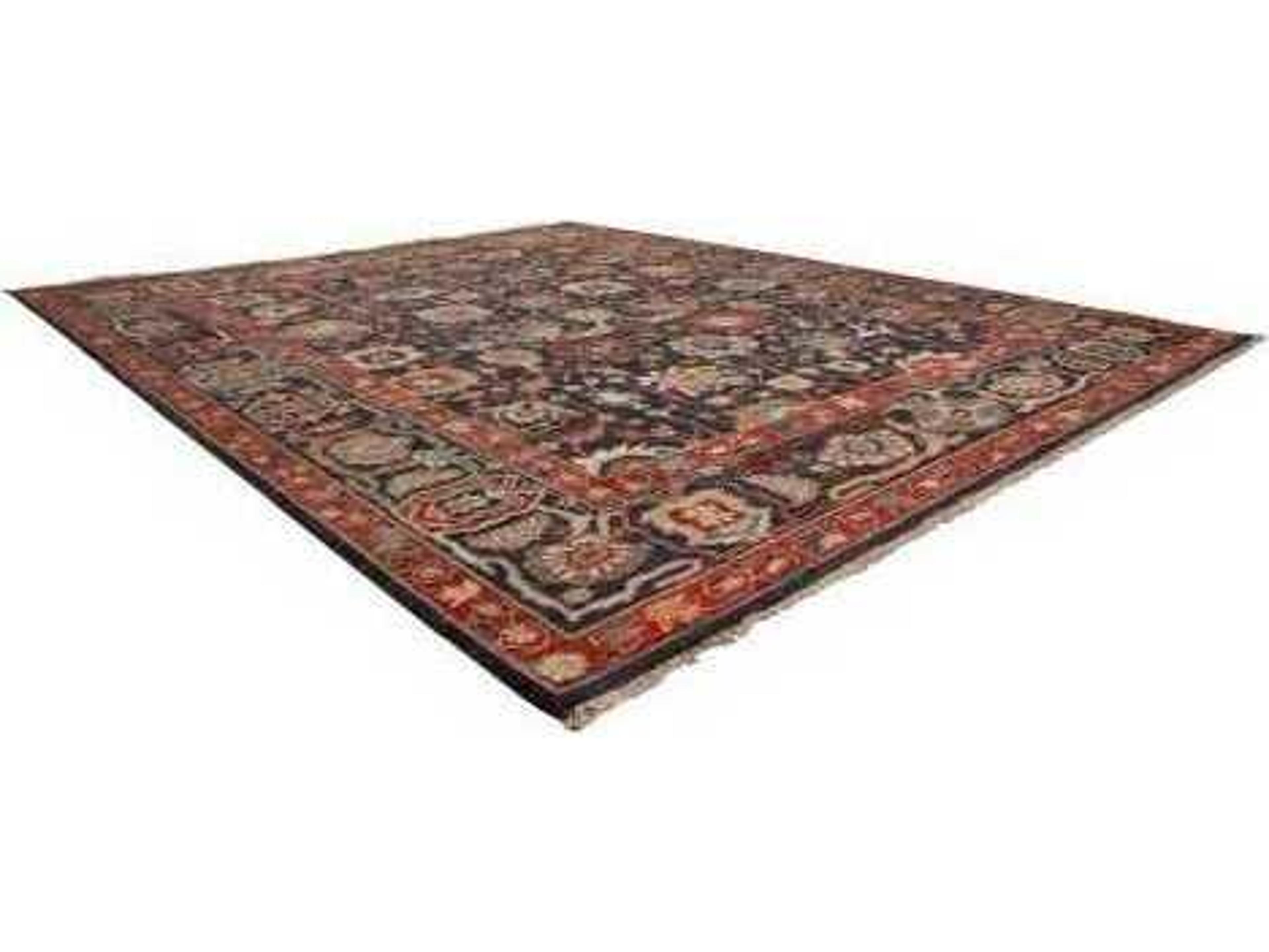 Harounian Rugs  Navy - Red Area Rug