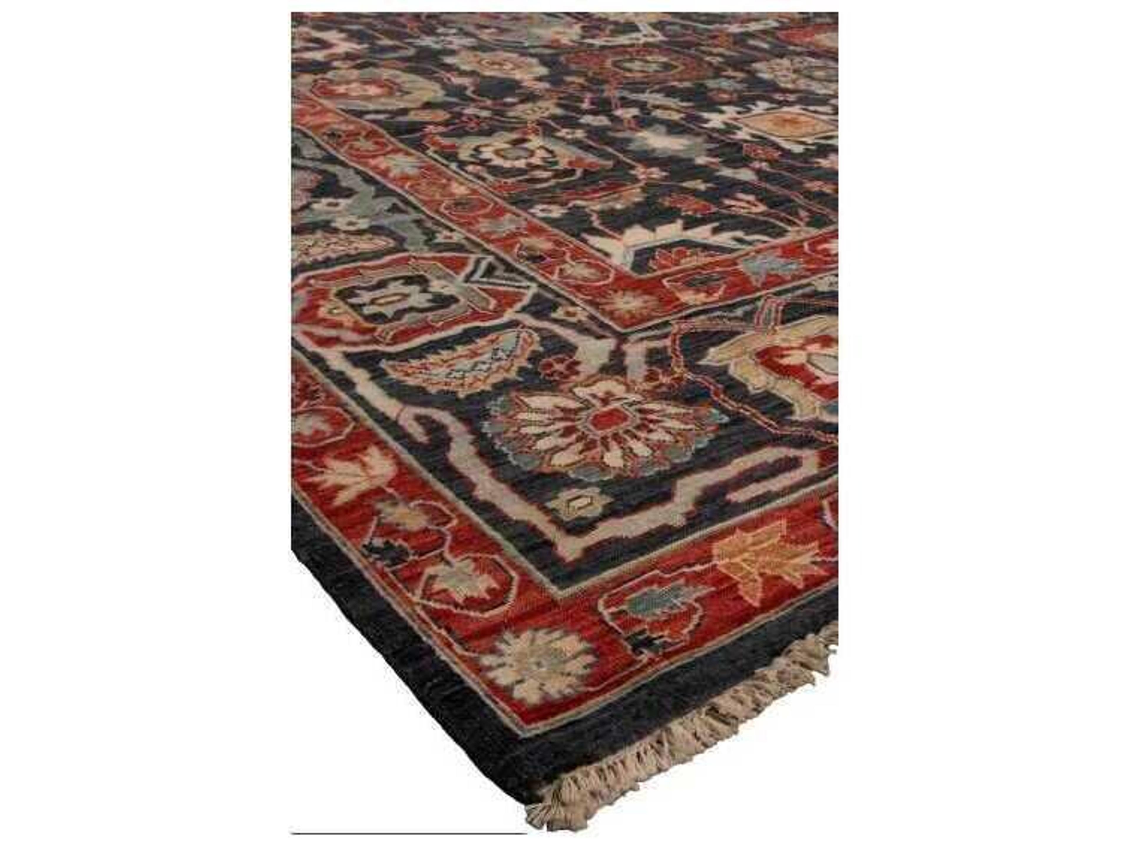 Harounian Rugs  Navy - Red Area Rug