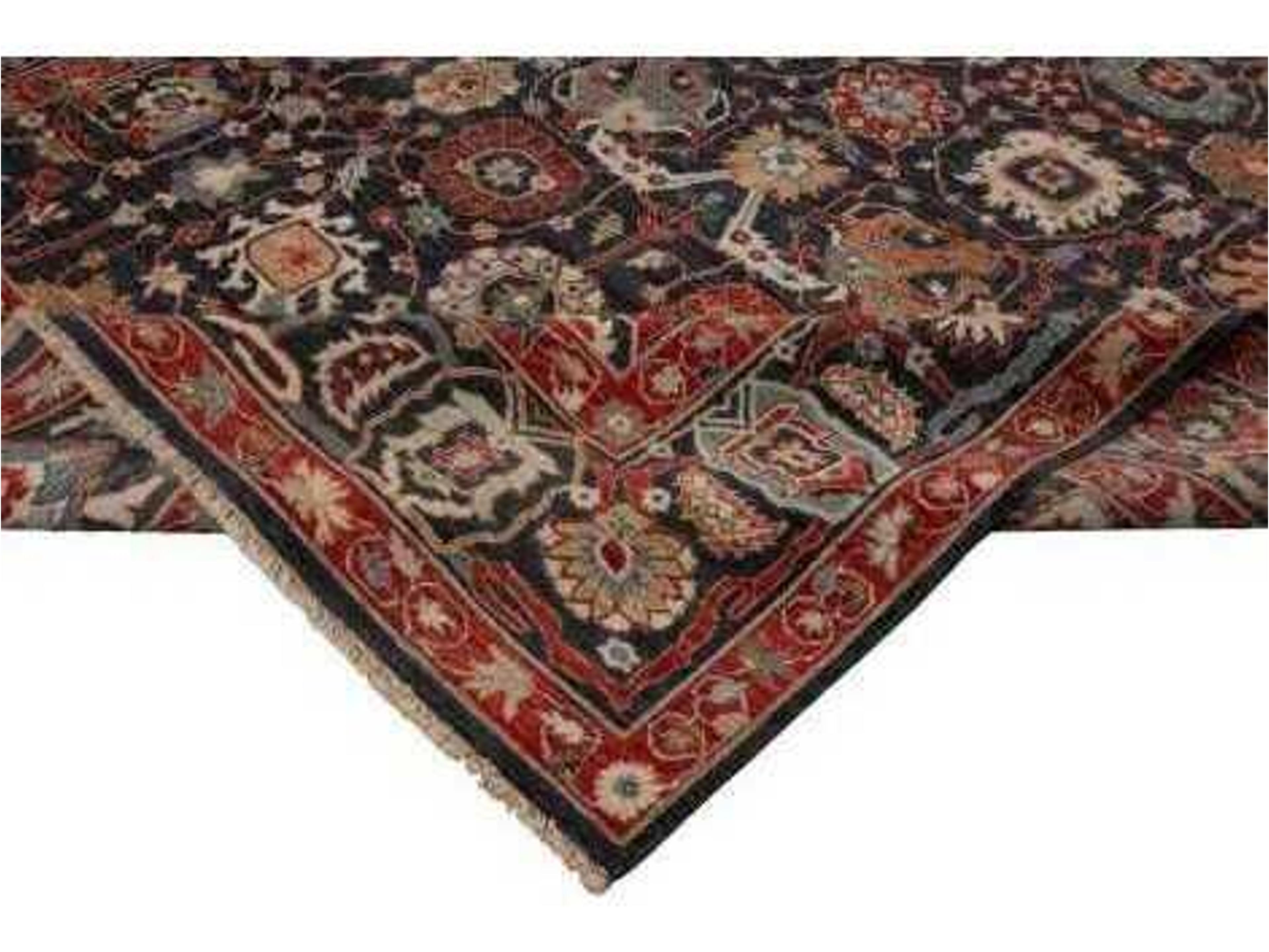 Harounian Rugs  Navy - Red Area Rug