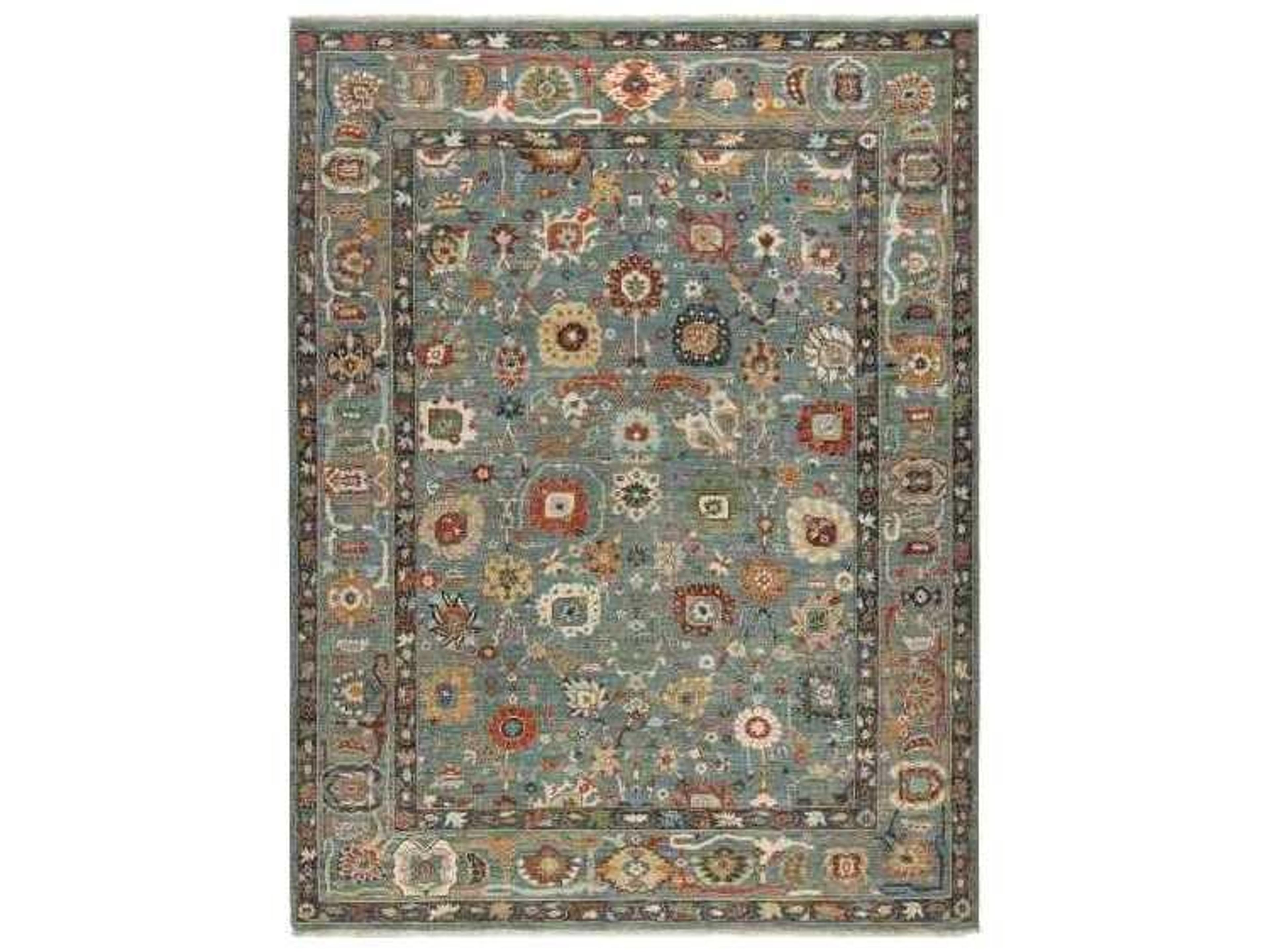 French Blue Area Rug
