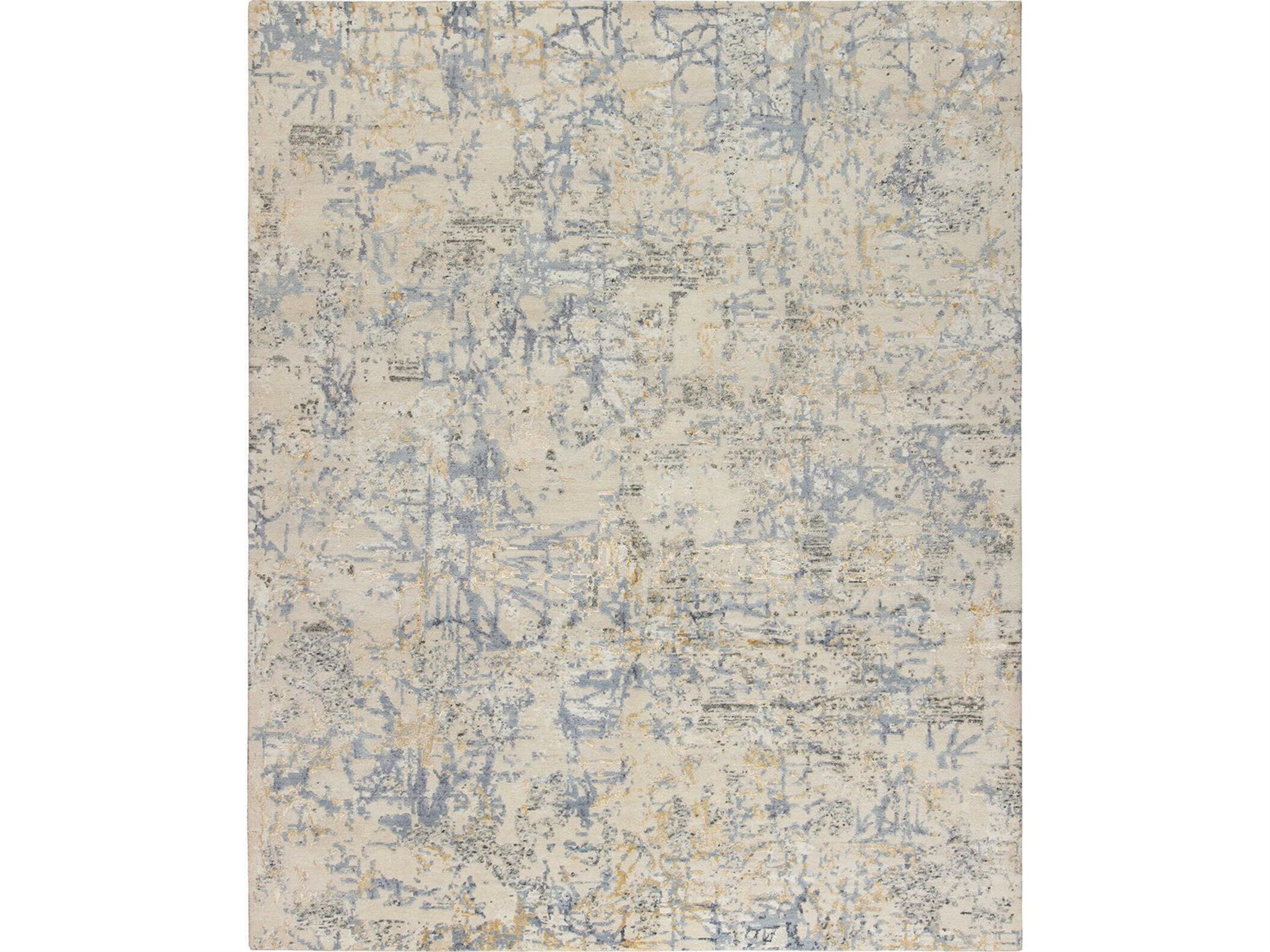 Blue - Gold Area Rug