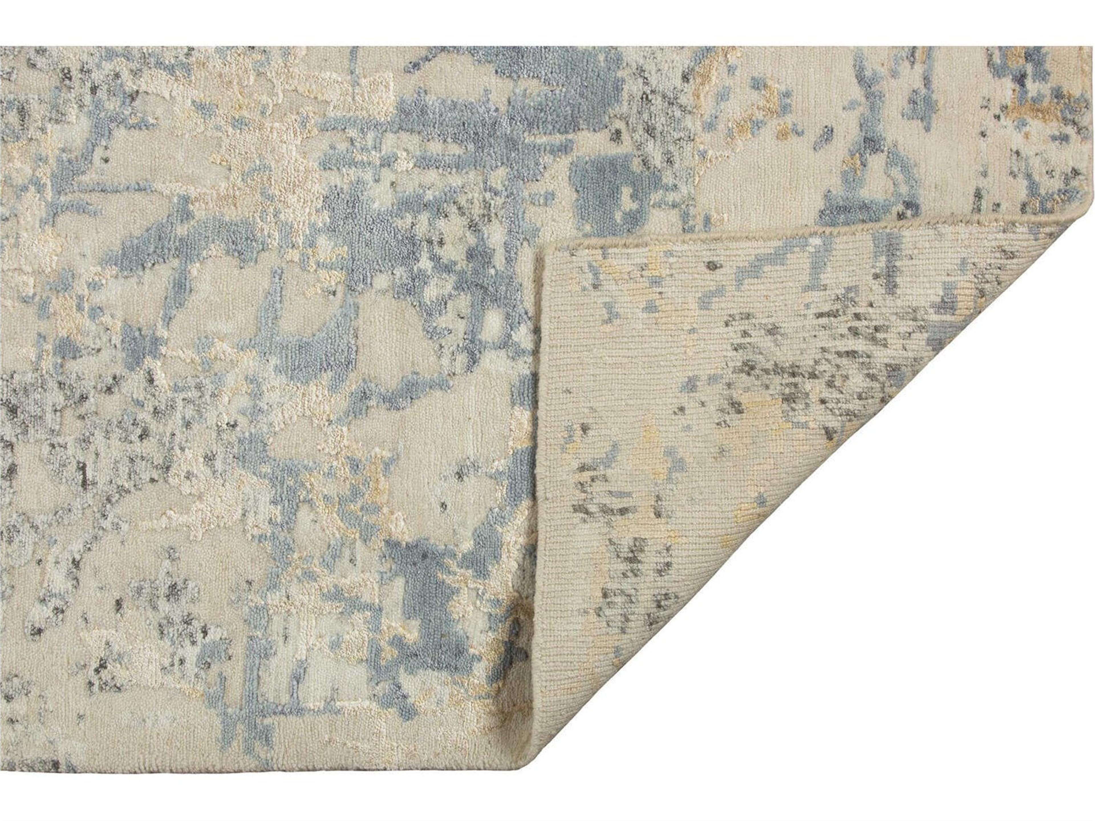 Harounian Rugs Blue - Gold Area Rug