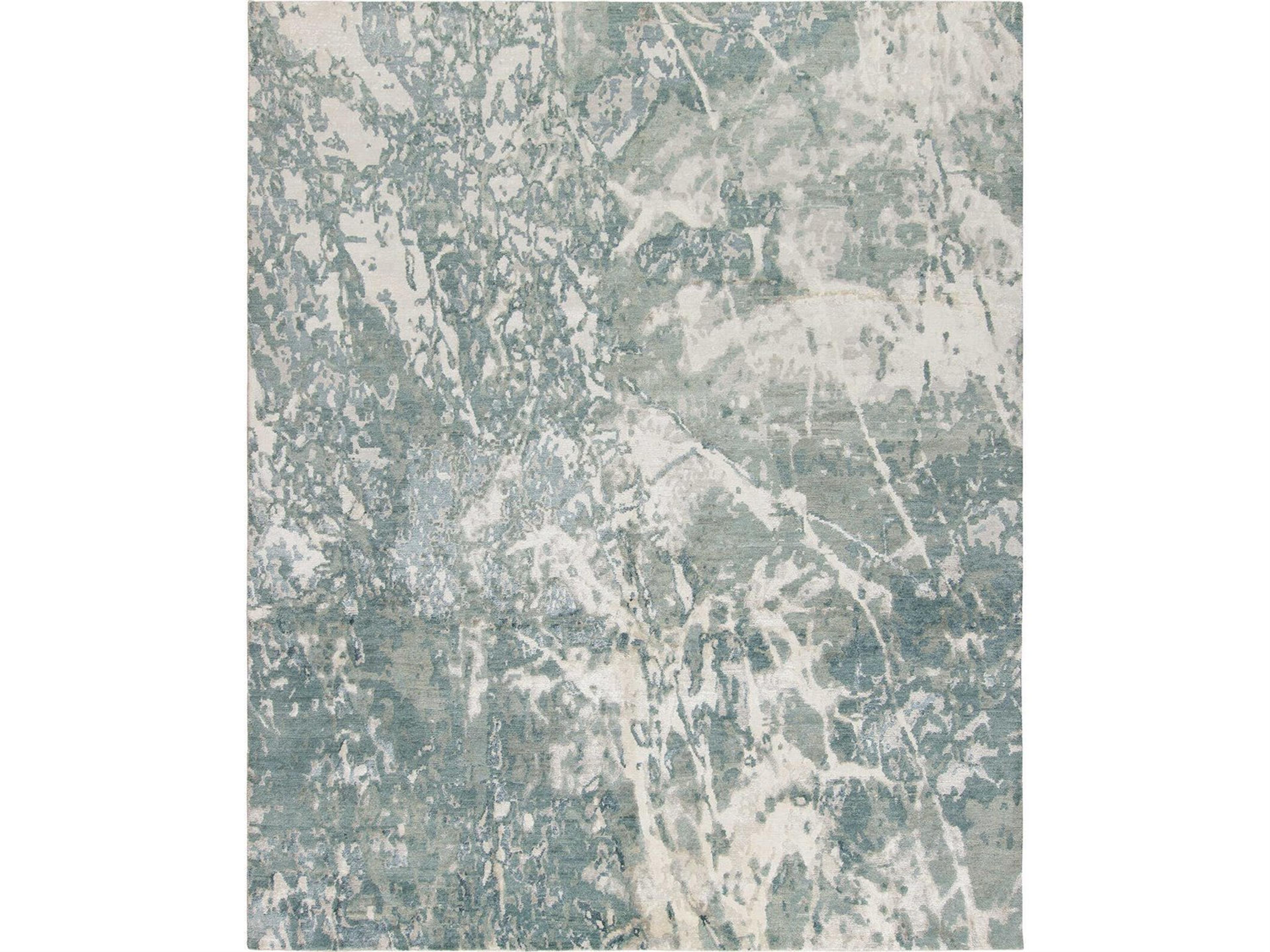 Grey - Green Area Rug