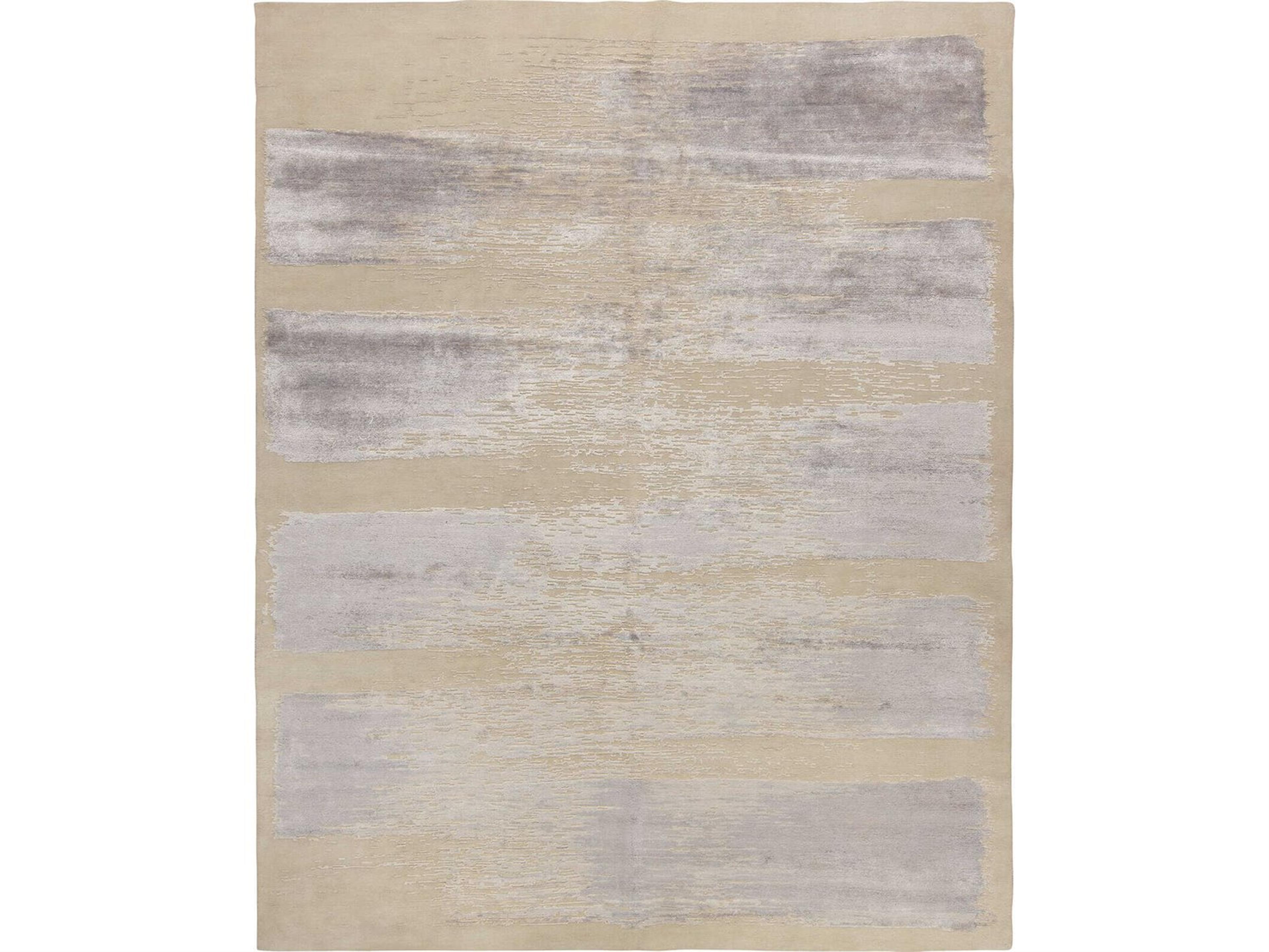 Silver Satin Area Rug