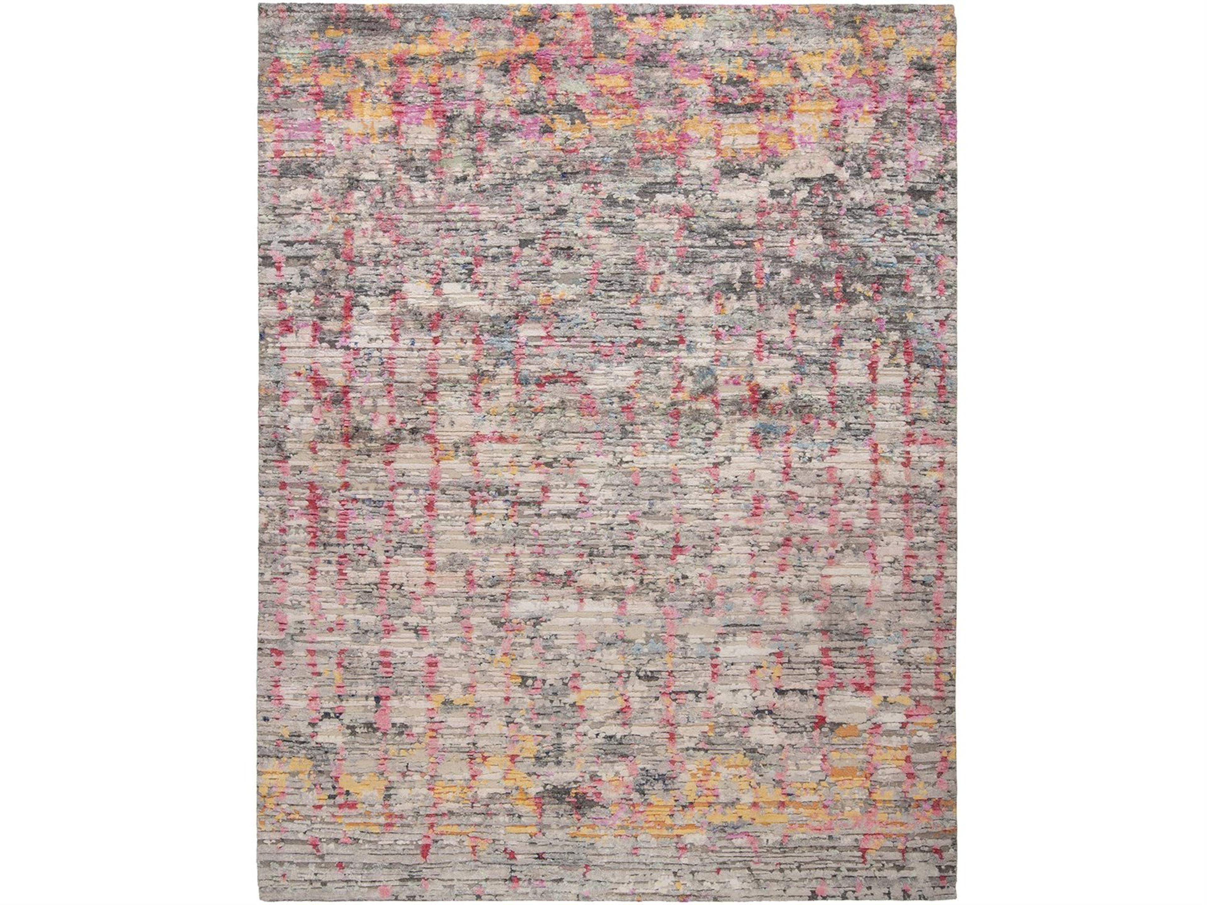 Intrigue Slate - Coral Area Rug
