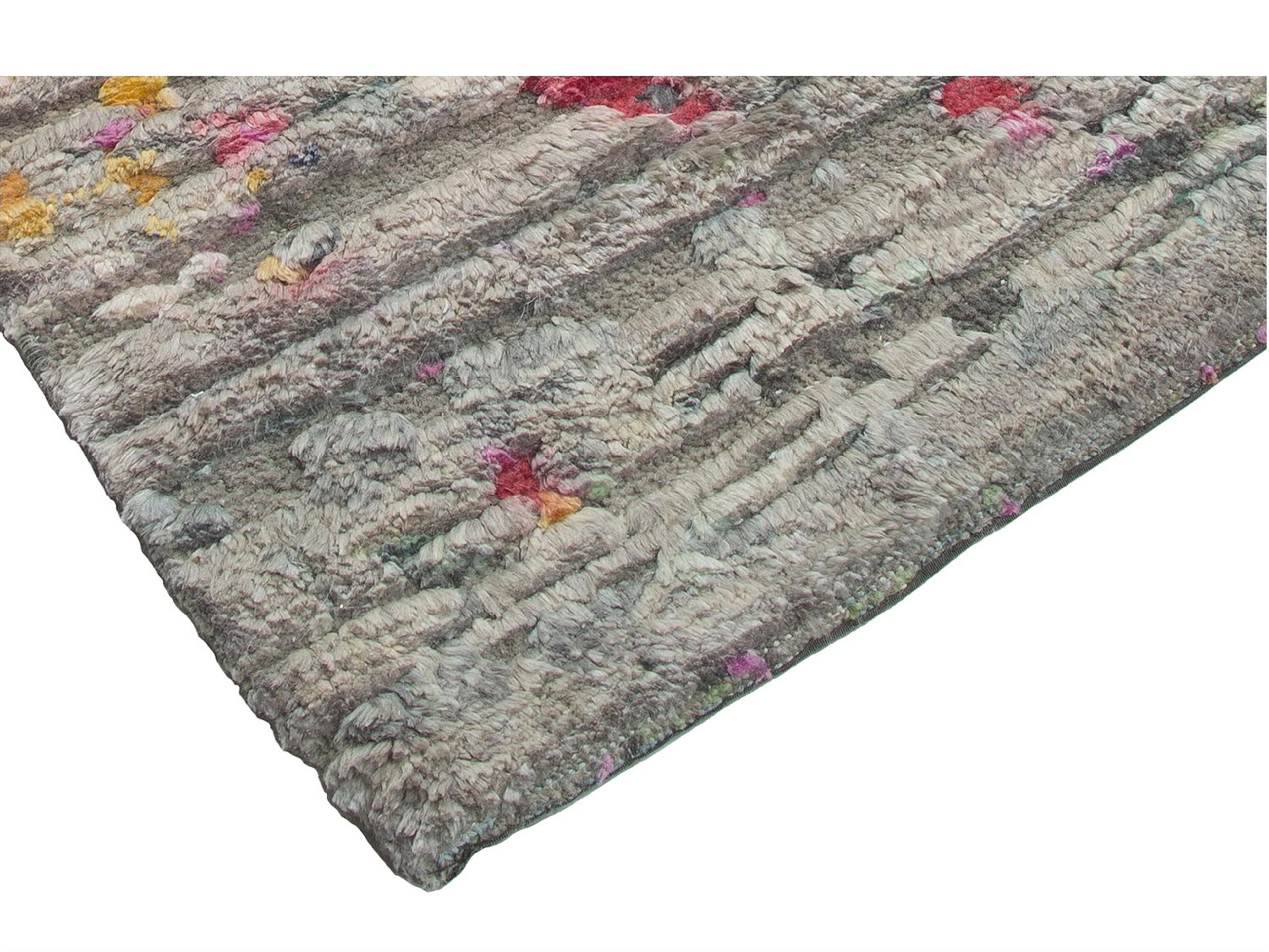Harounian Rugs Intrigue Slate - Coral Area Rug