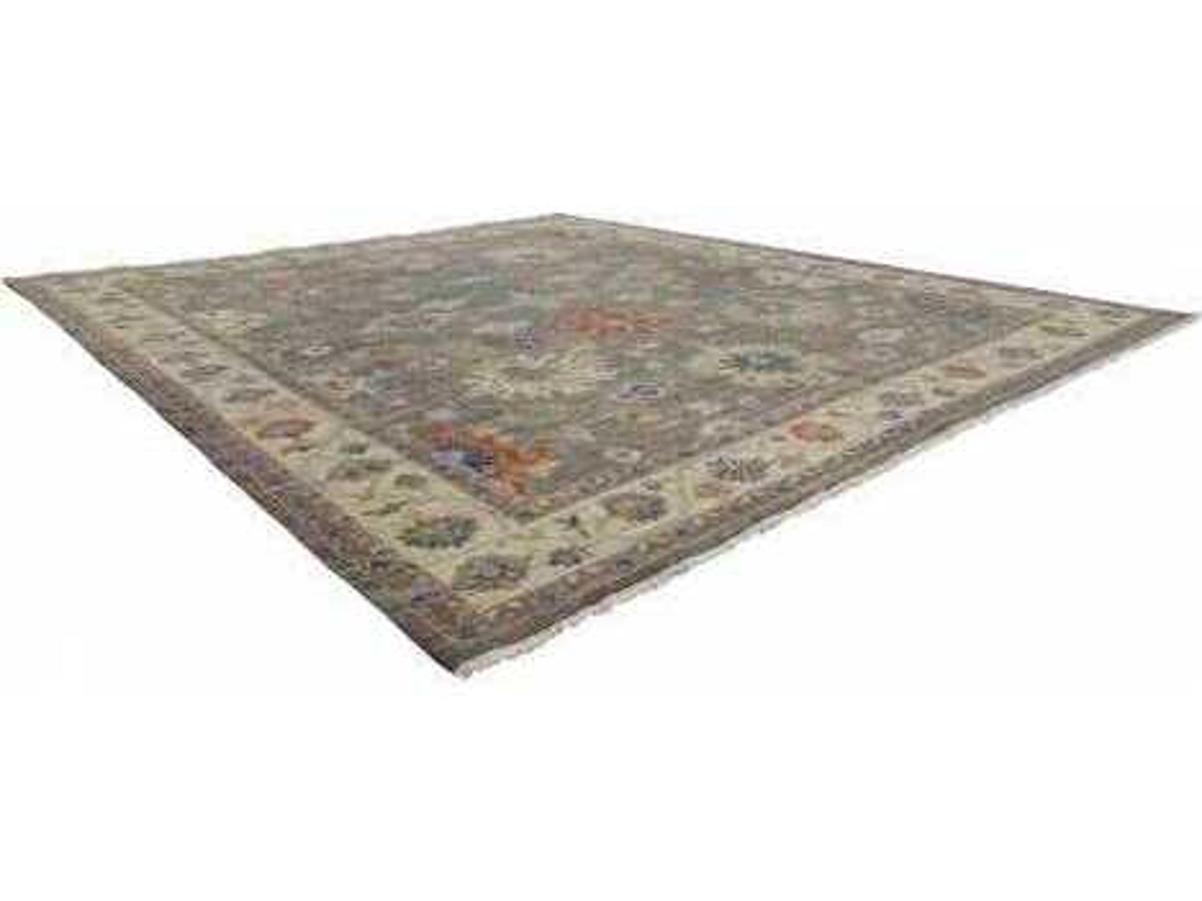 Harounian Rugs Majestic Oushak Bordered Area Rug