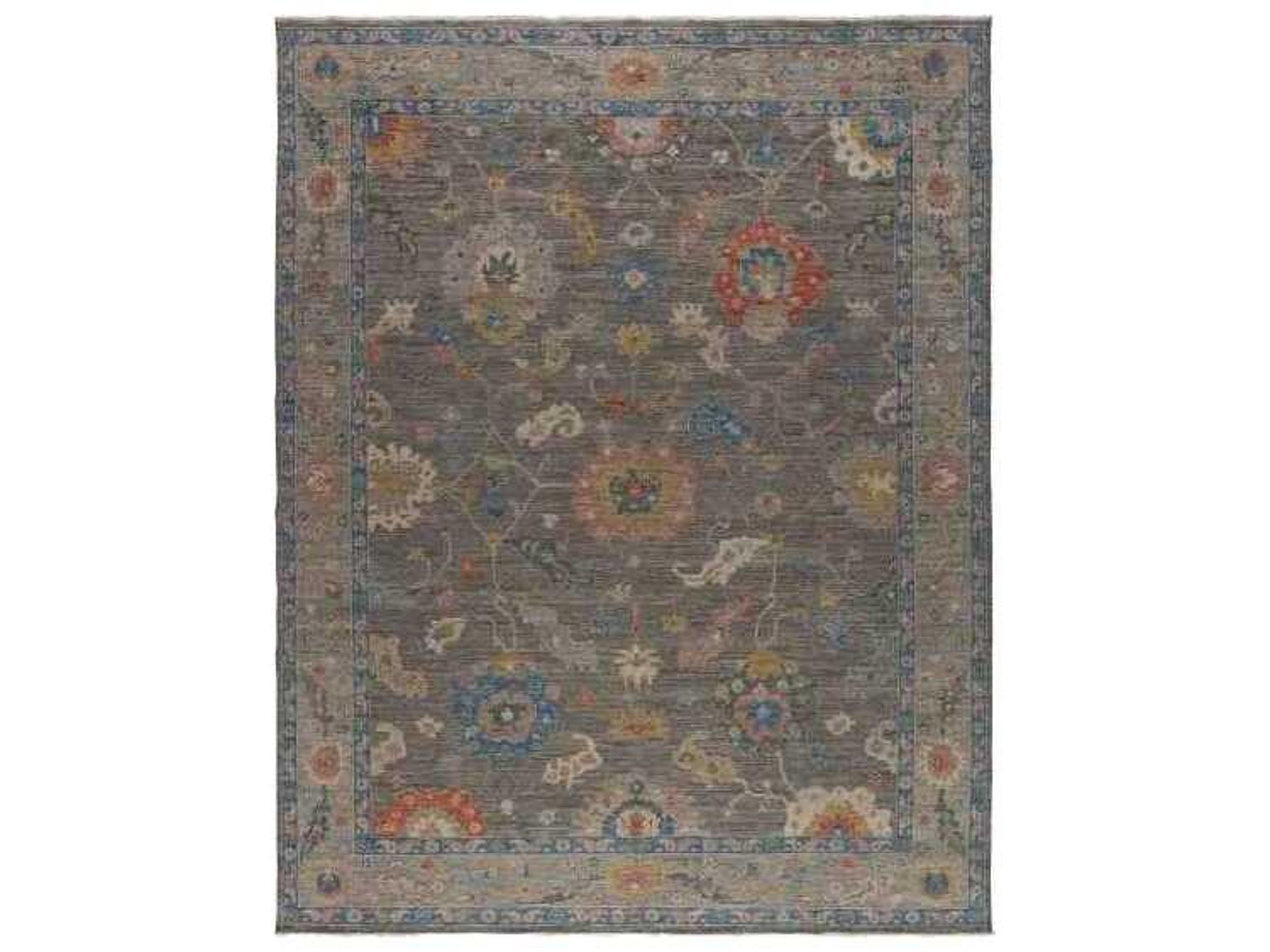 Harounian Rugs Majestic Oushak Bordered Area Rug