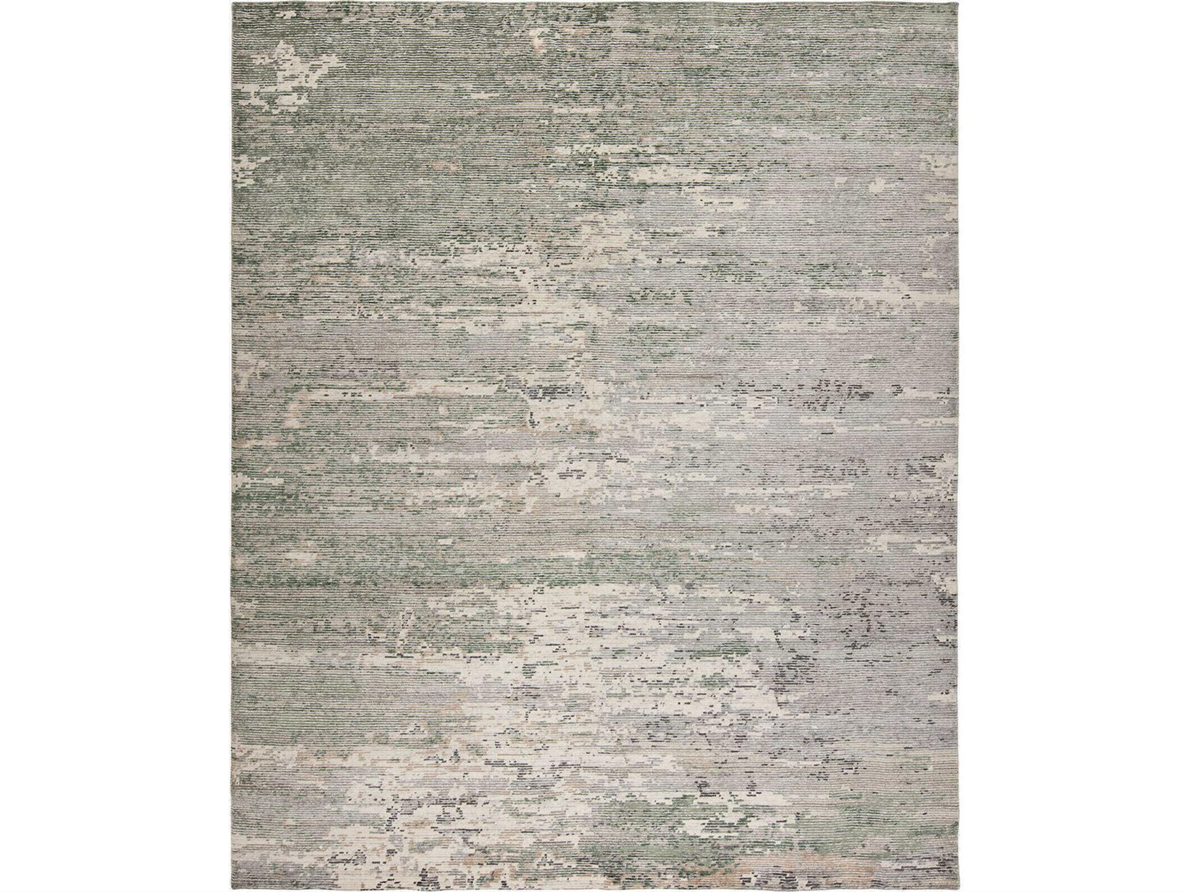 Milan Natural - Green Area Rug