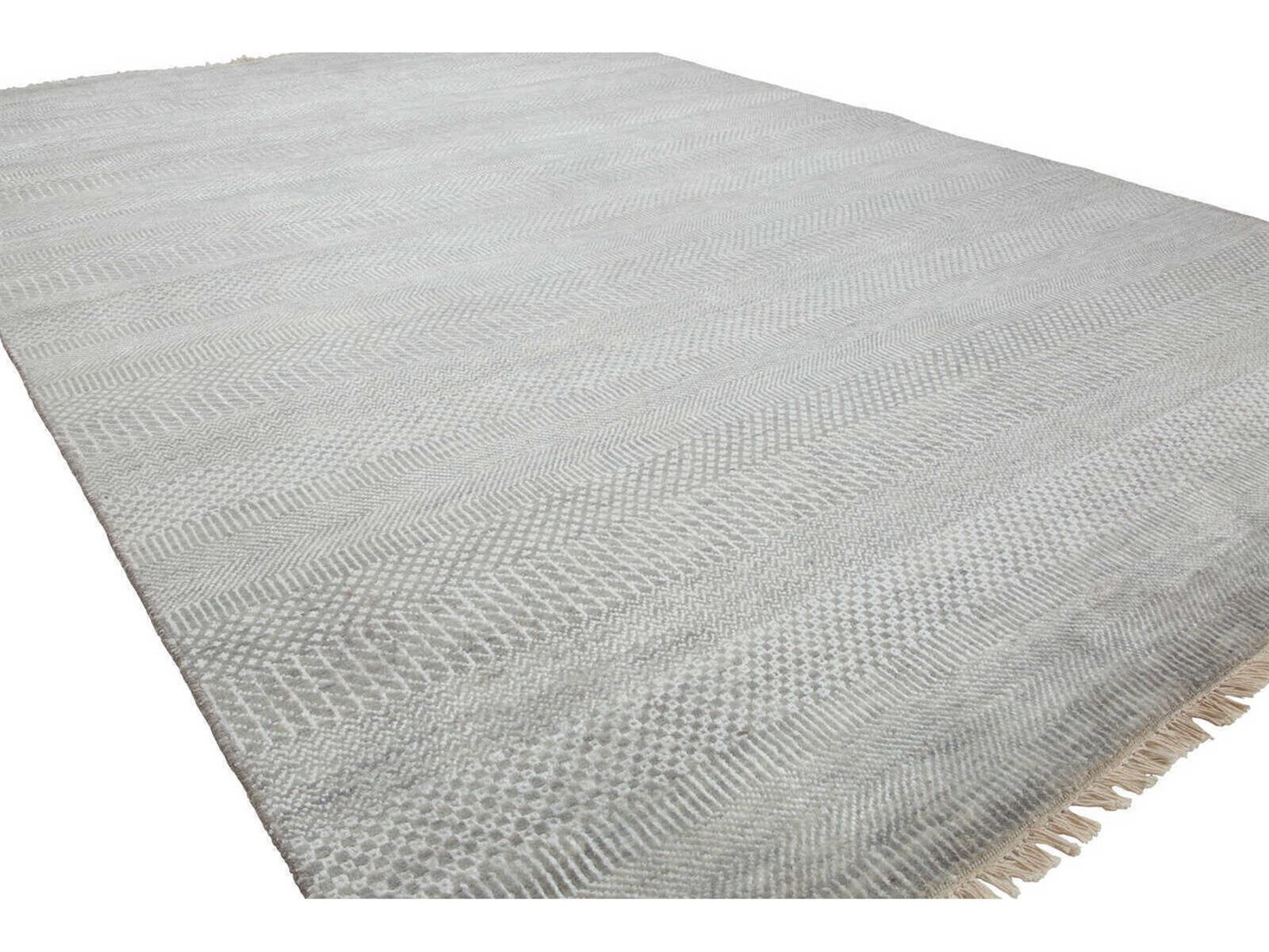 Harounian Rugs Mirage Light Grey - Silver Area Rug