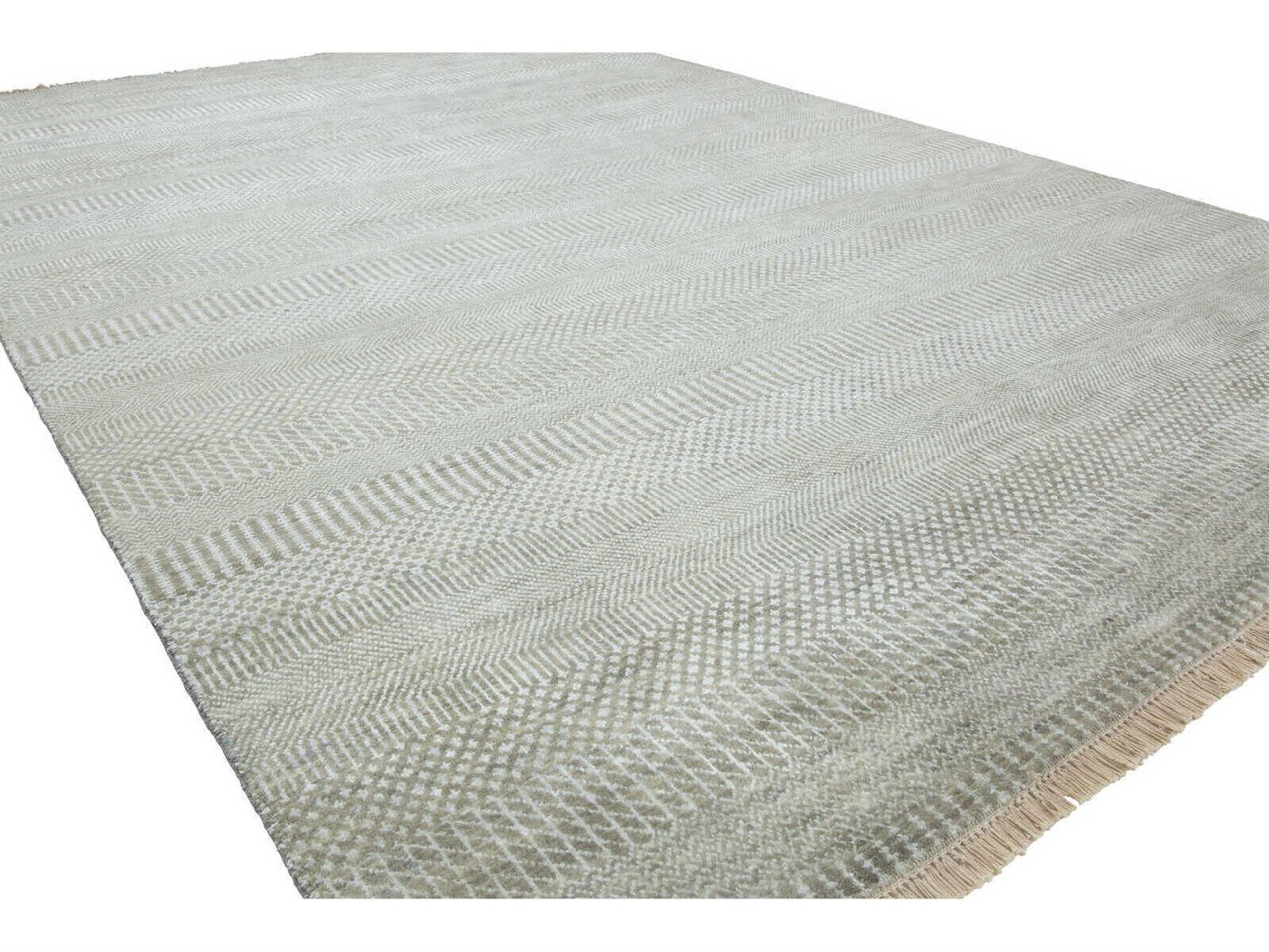 Harounian Rugs Mirage Light Mocha - Silver Area Rug