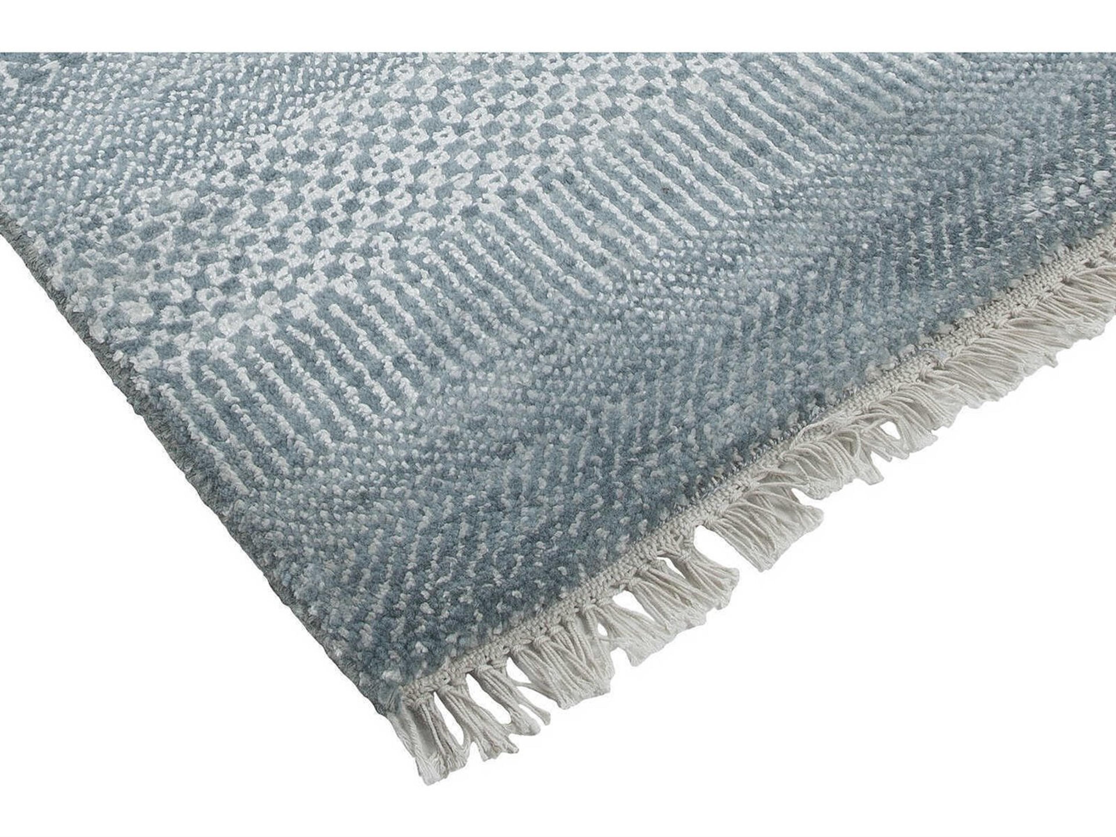 Harounian Rugs Mirage Light Blue - Silver Area Rug