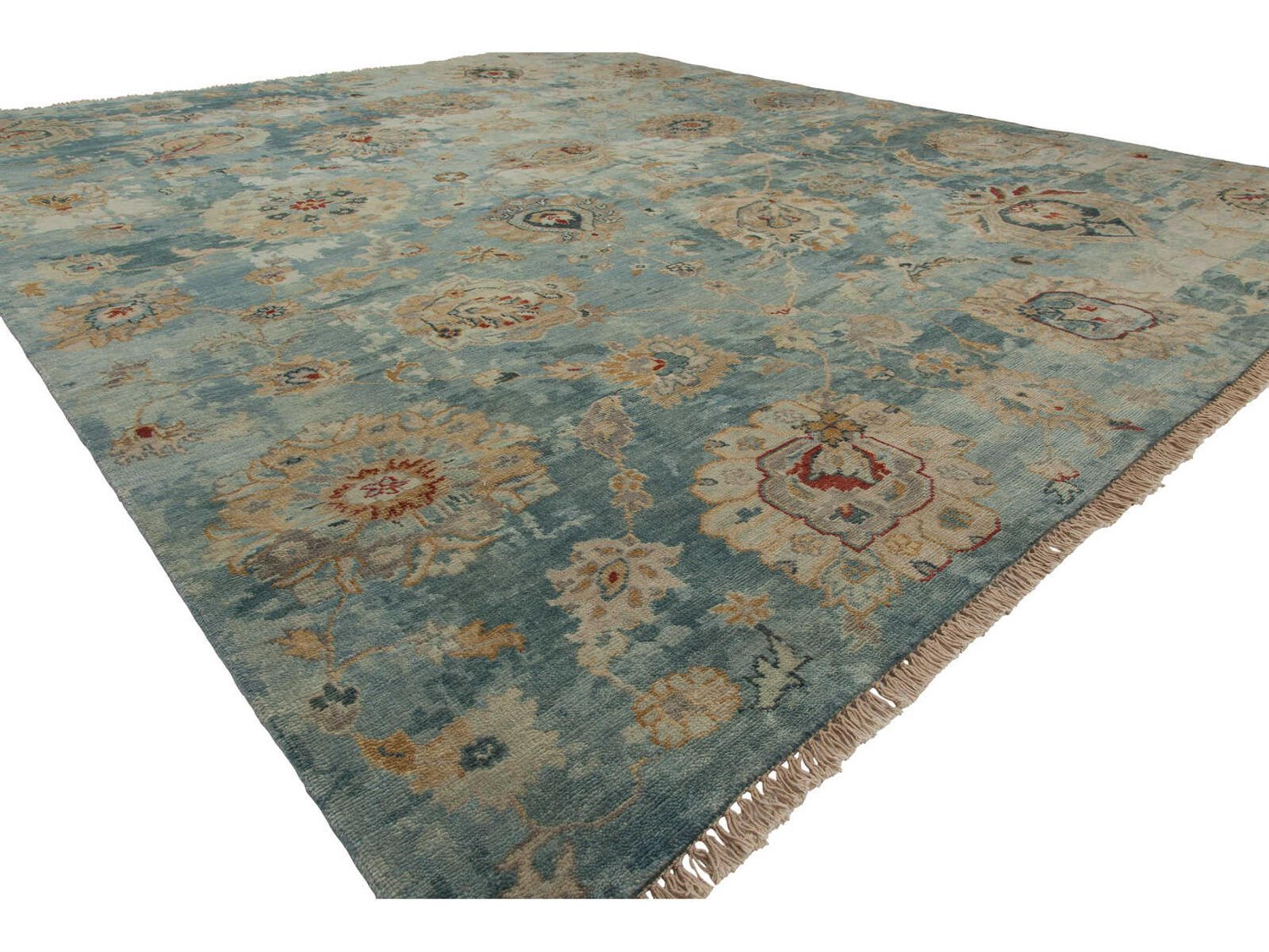 Harounian Rugs Premia  Light Blue Area Rug
