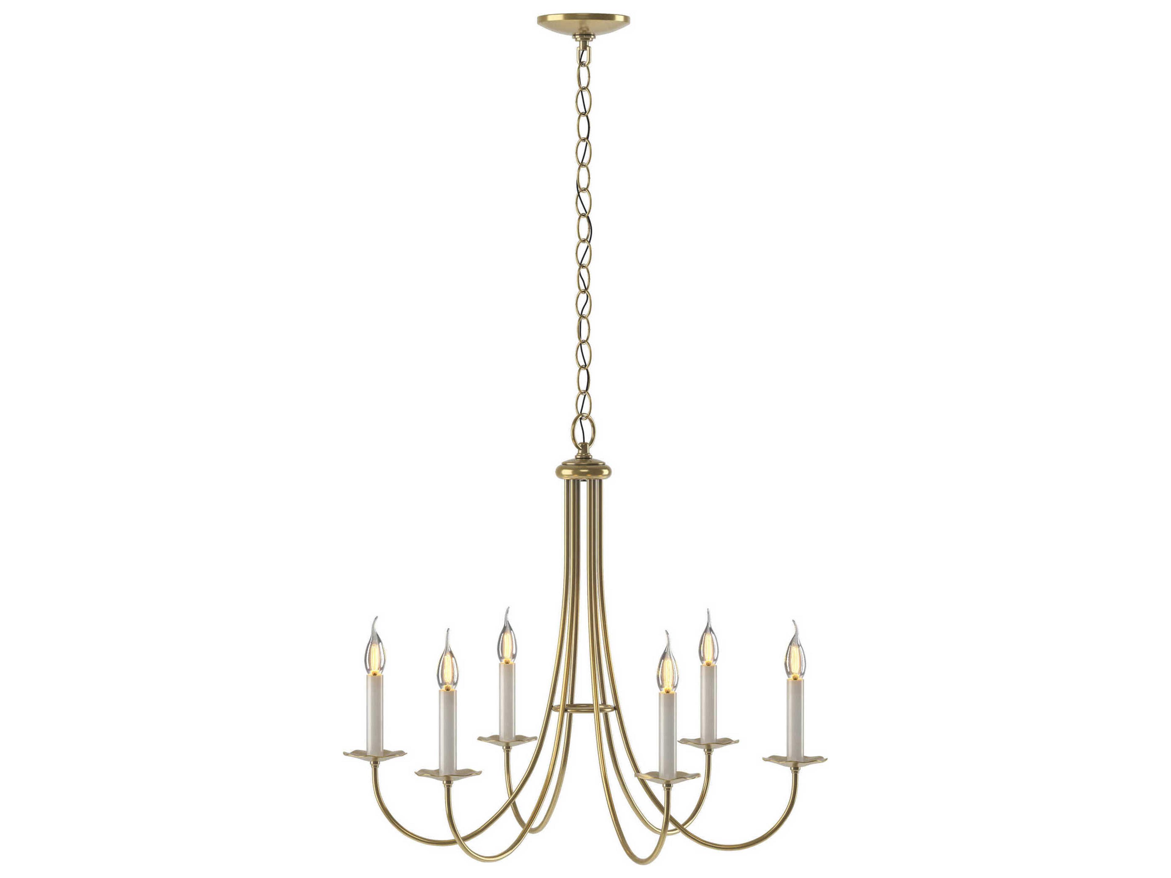 Hubbardton Forge Simple 6-Light Candelabra Chandelier