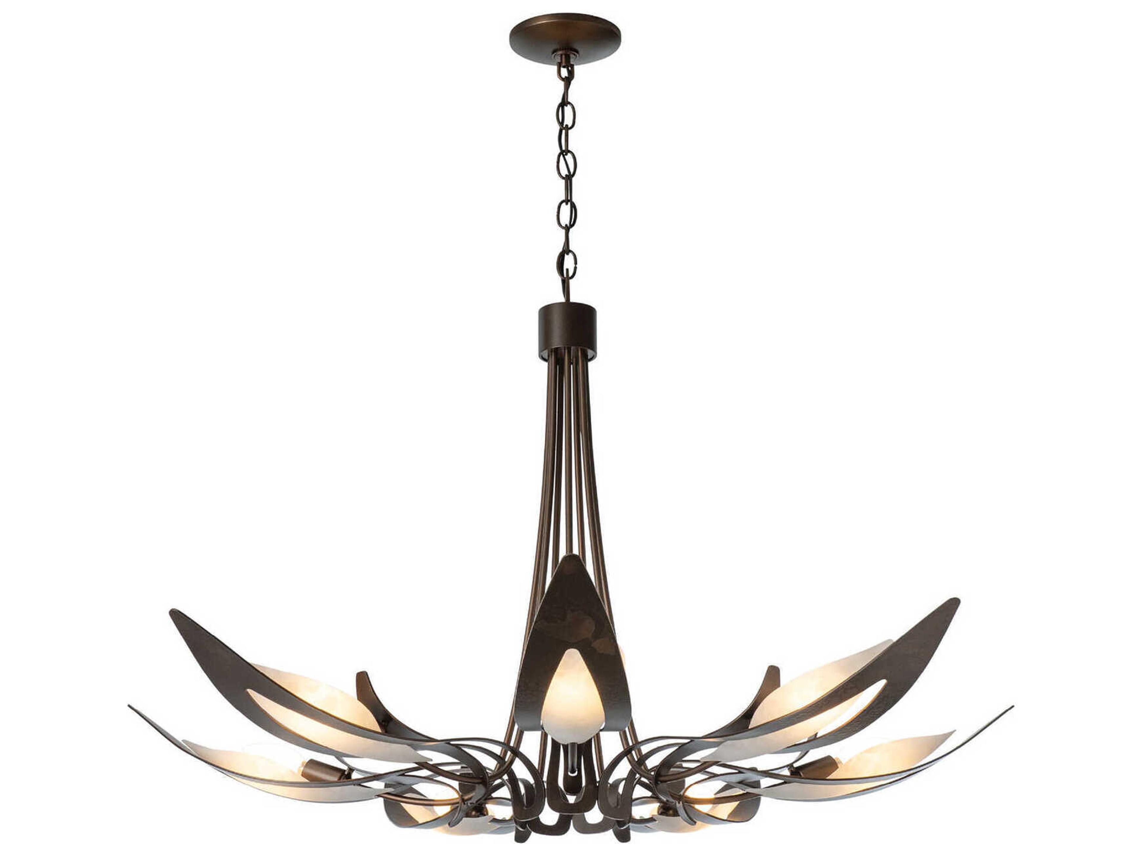 Parasol 7-Light Chandelier Hand-Forged