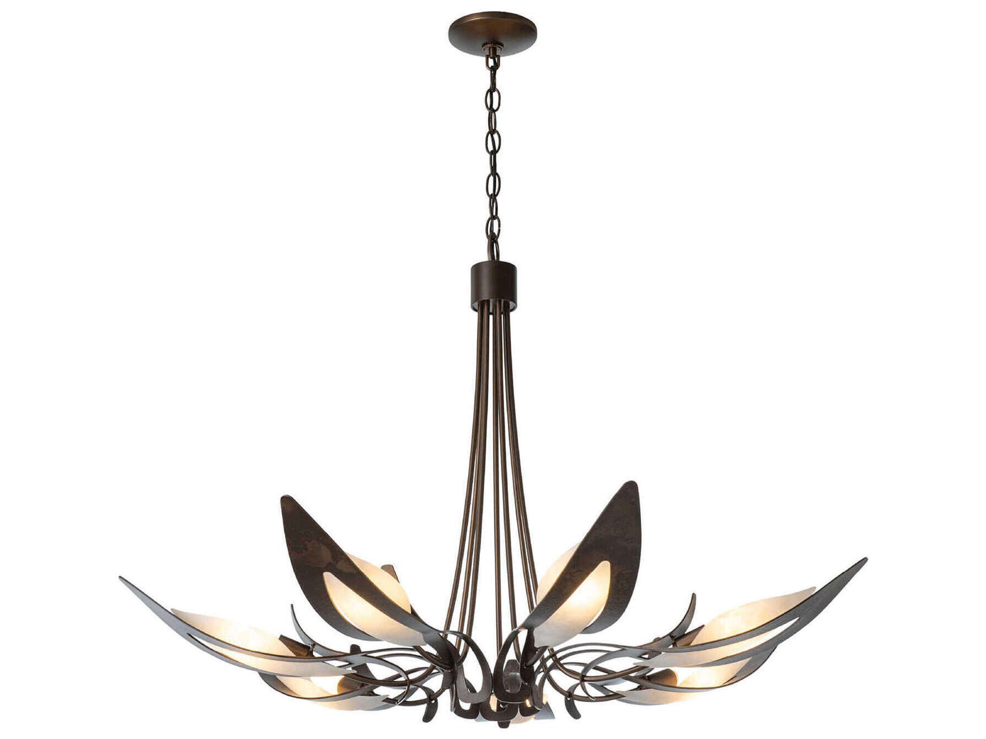 Hubbardton Forge Parasol 7-Light Candelabra Chandelier
