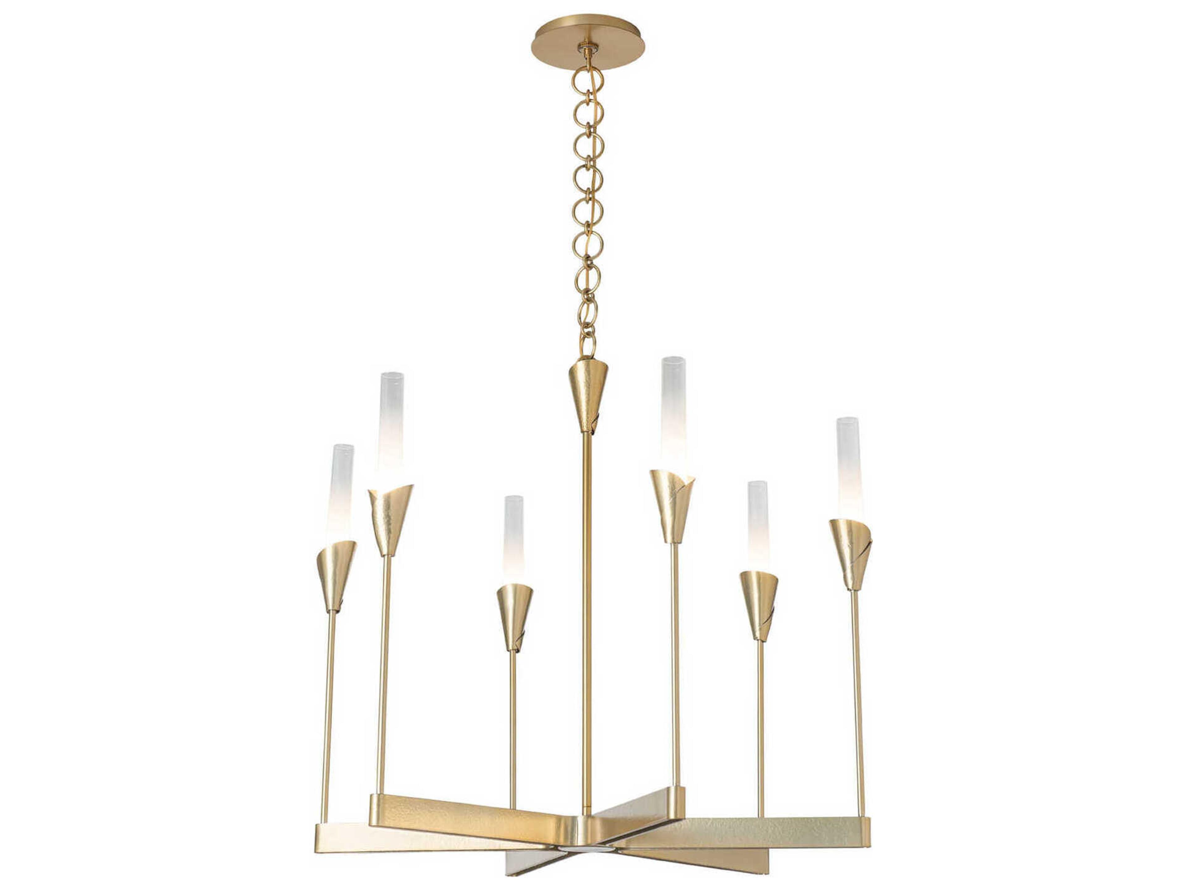 Lilium Six-Light Forged Chandelier