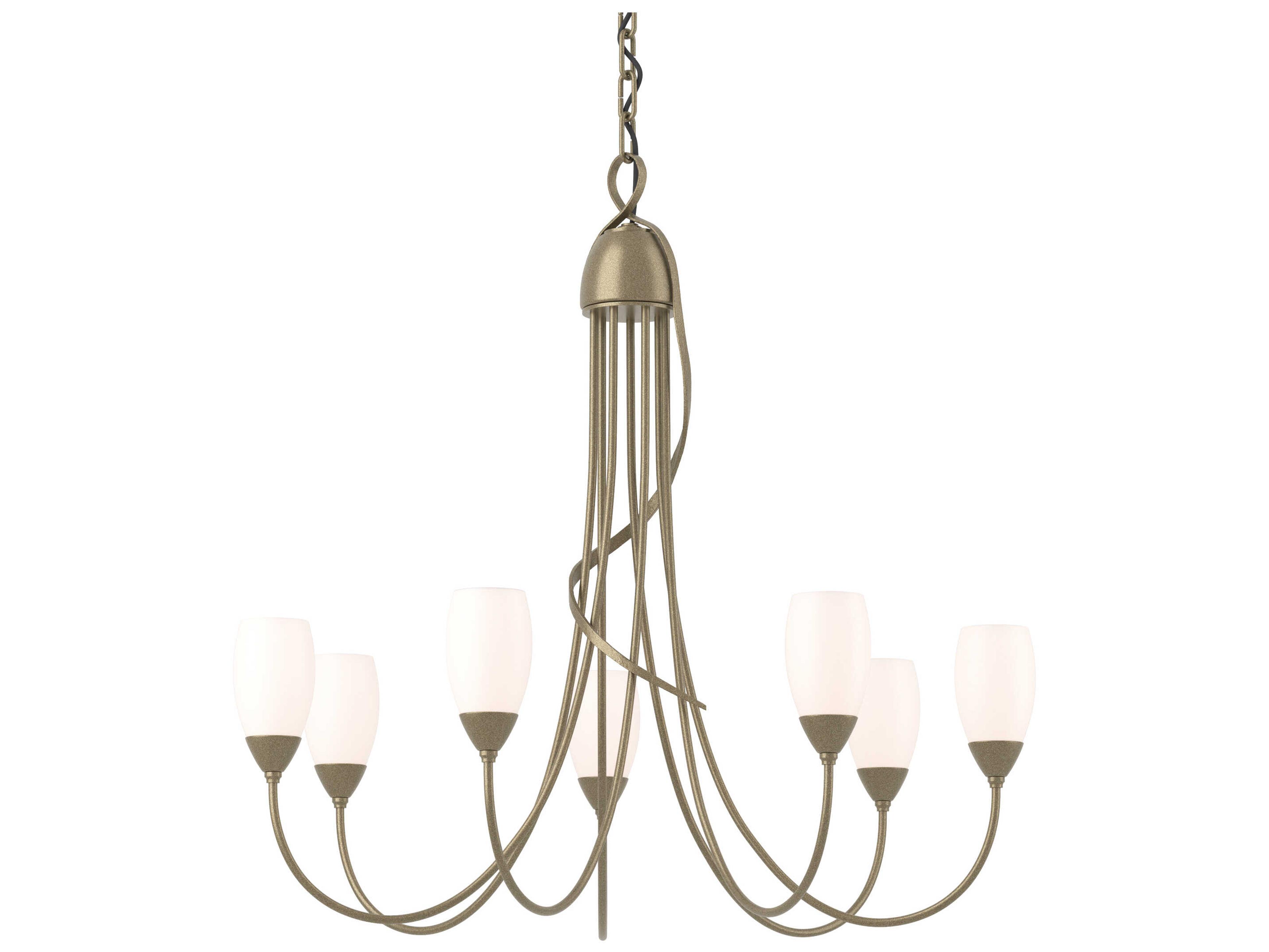 Hubbardton Forge Flora 7-Light Glass Chandelier
