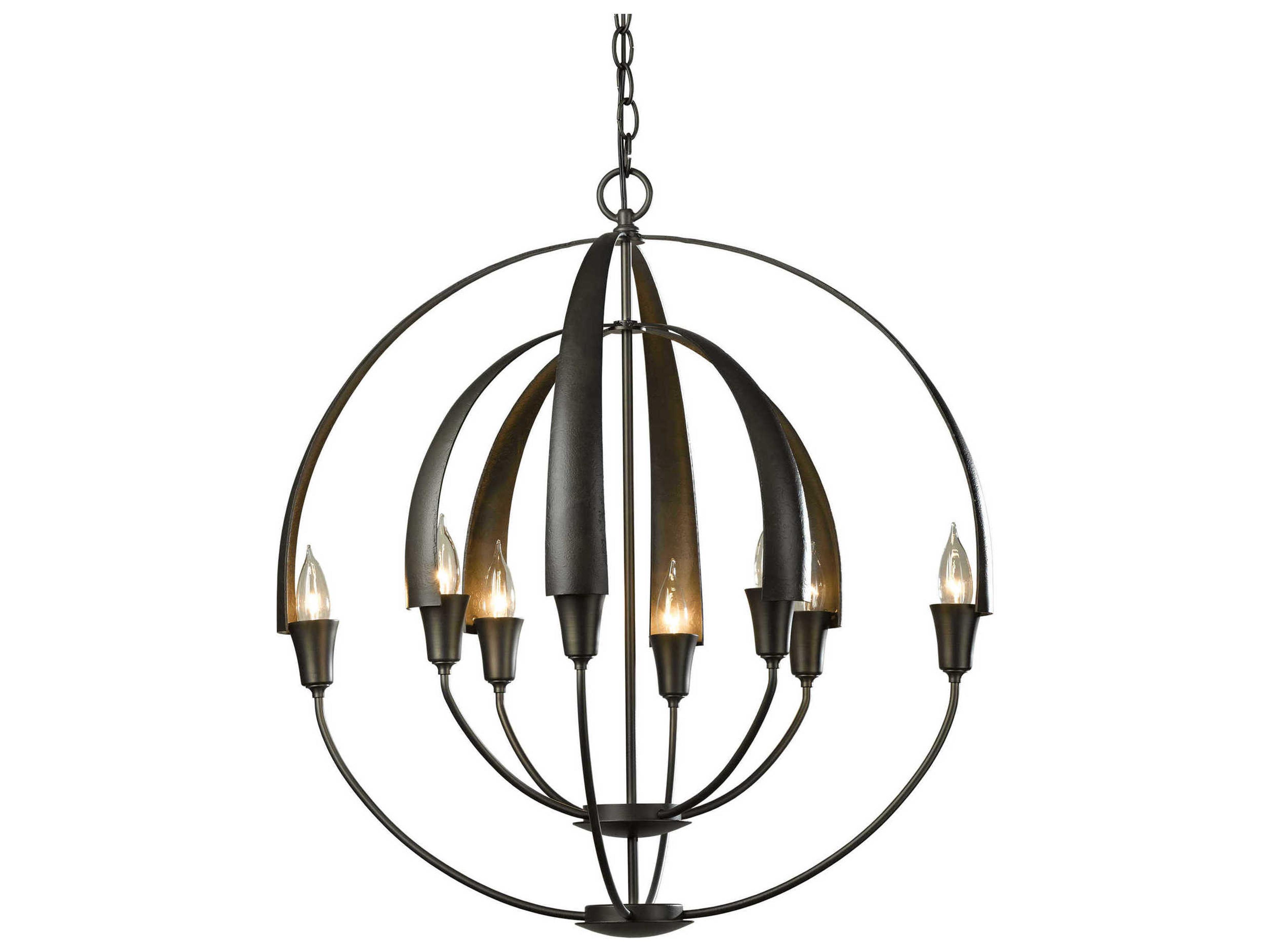 Hubbardton Forge Cirque 8-Light Linear Chandelier