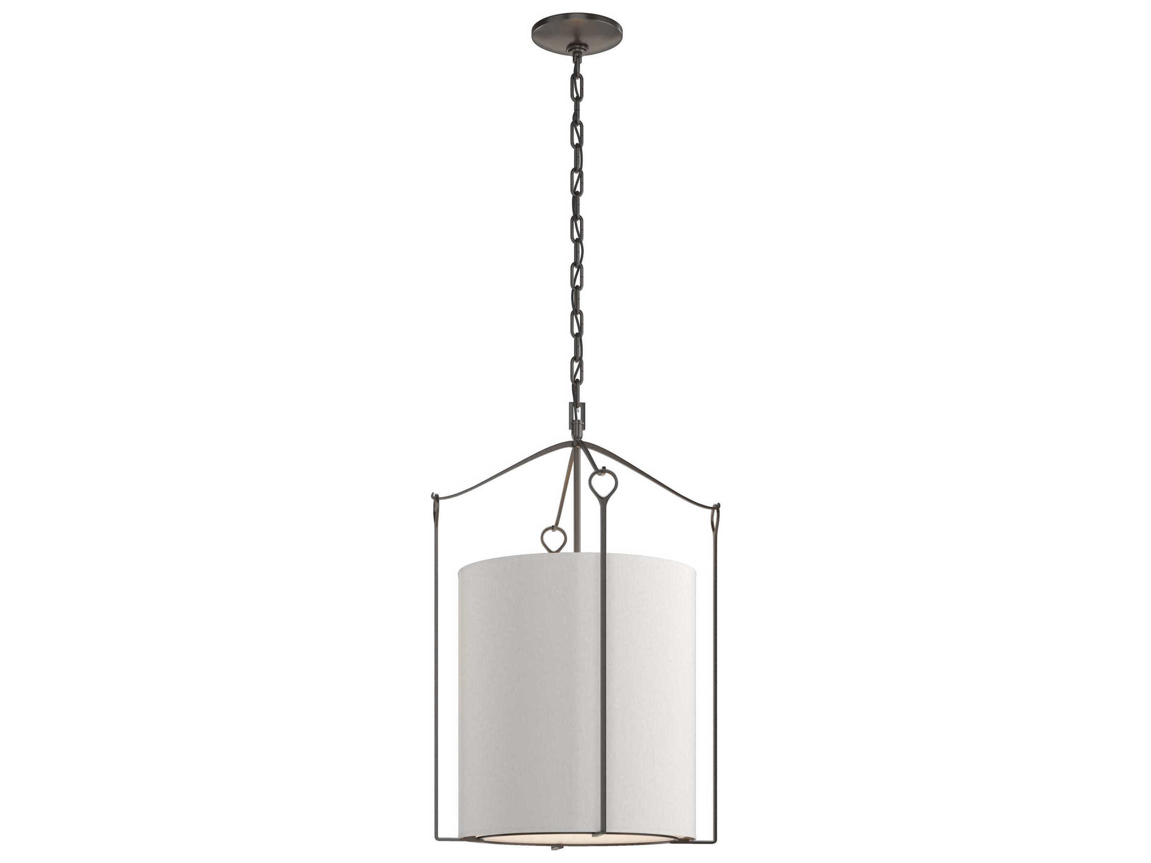 Hubbardton Forge Bow 3-Light Glass Drum Pendant
