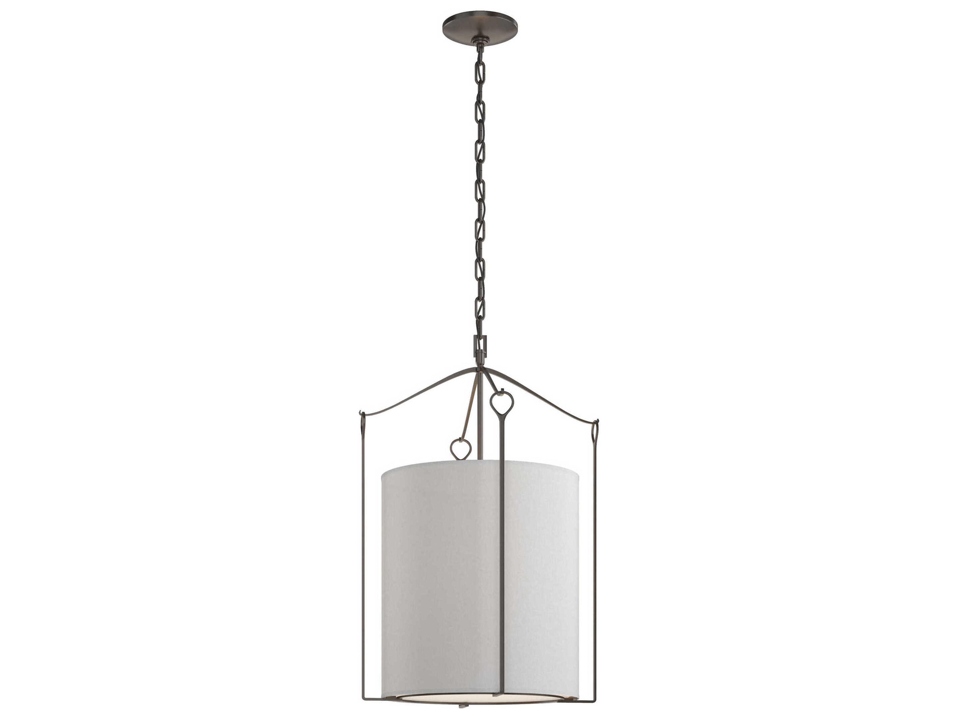 Hubbardton Forge Bow 3-Light Glass Drum Pendant