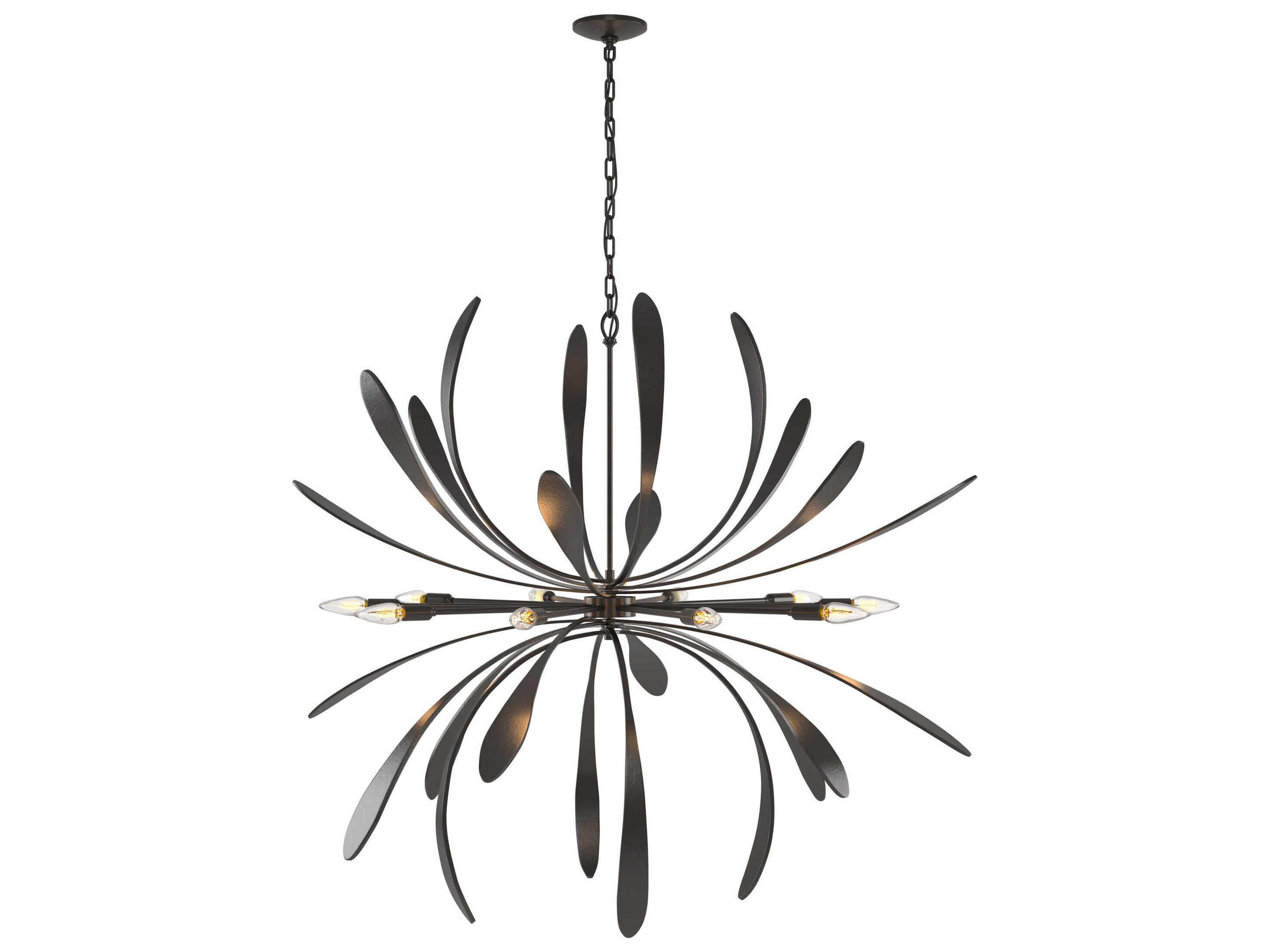Dahlia Large Chandelier 10-Light Pendant