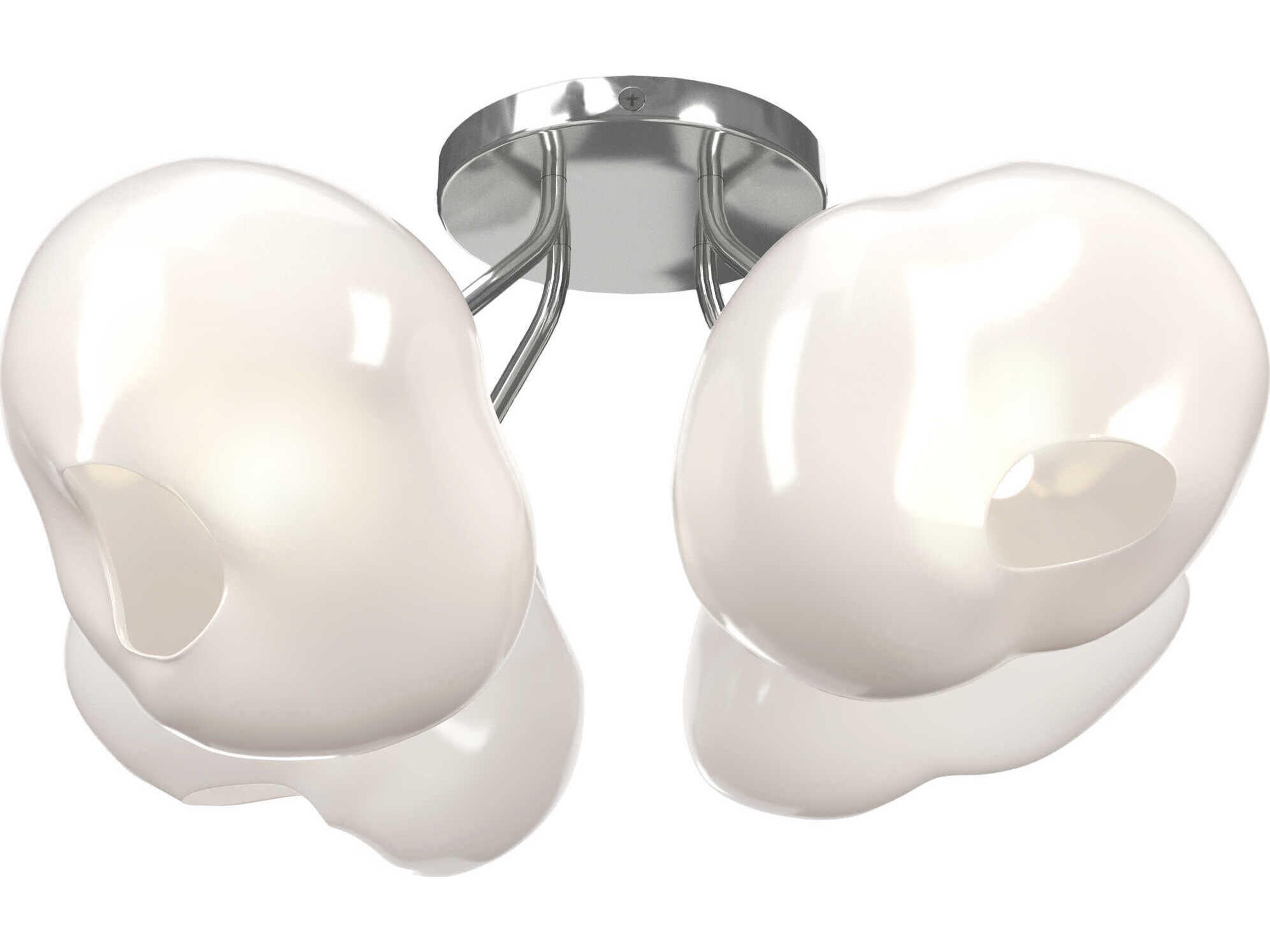 Hubbardton Forge Ume 4-Light Glass Semi Flush Mount