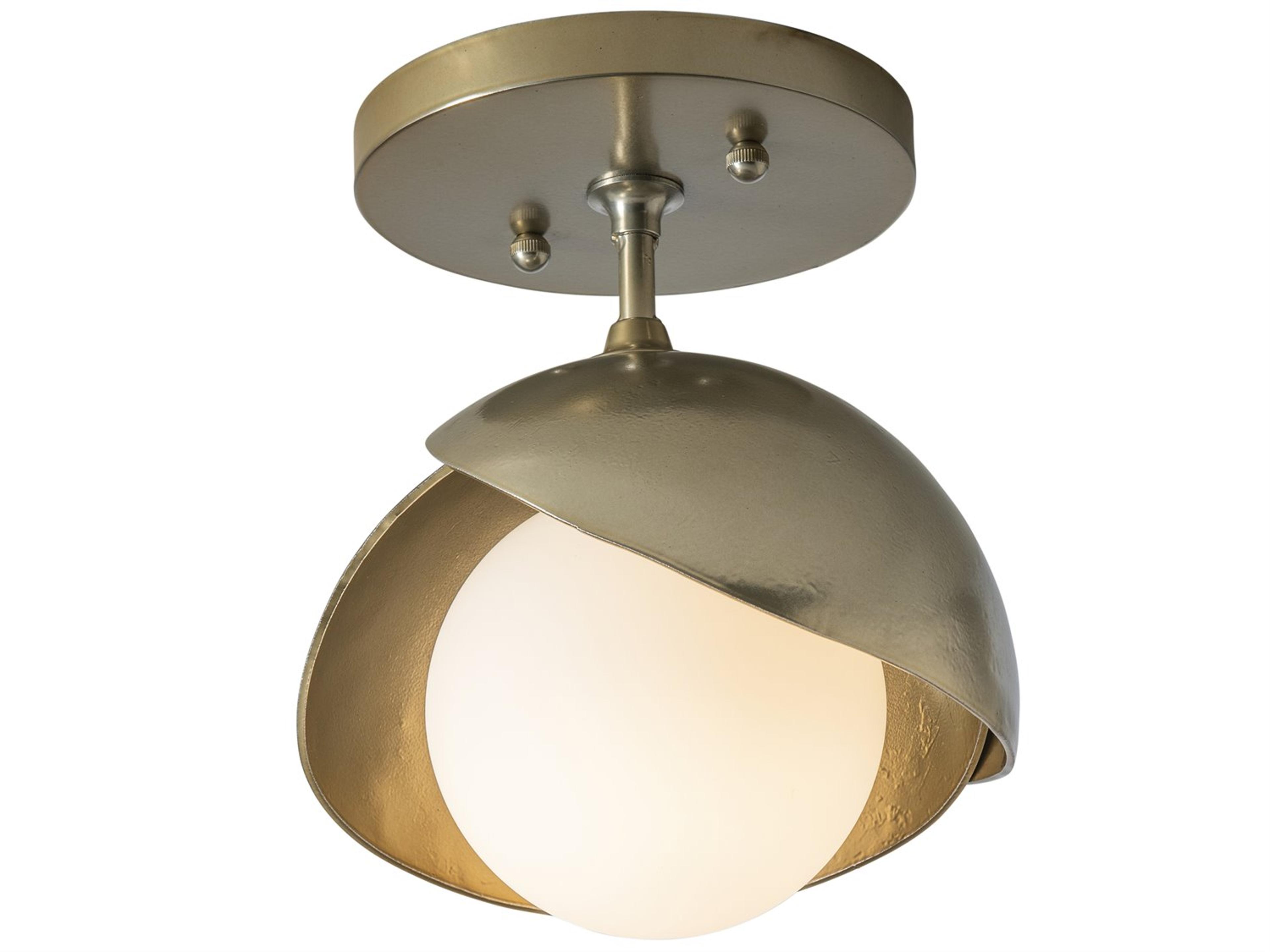 Brooklyn Semi-Flush Mount Ceiling Light Modern Forged Steel