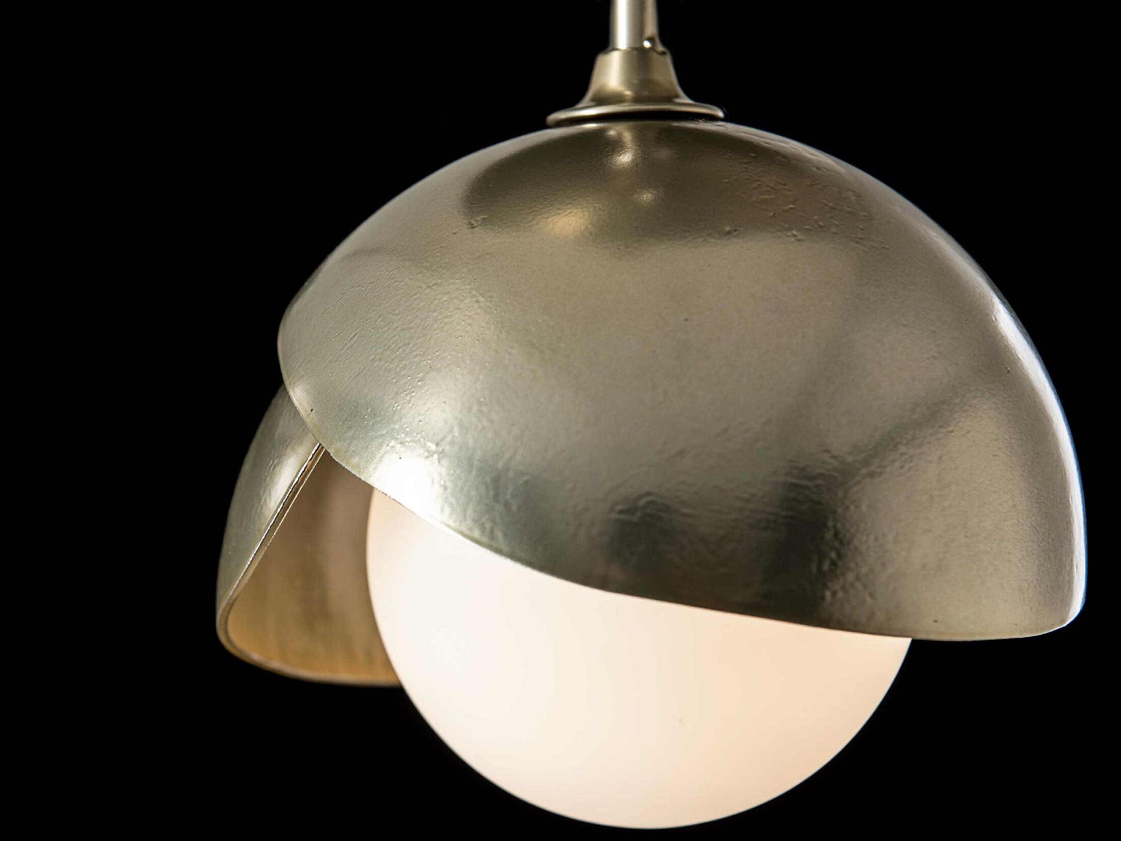 Hubbardton Forge Brooklyn 1-Light Glass Globe Semi Flush Mount