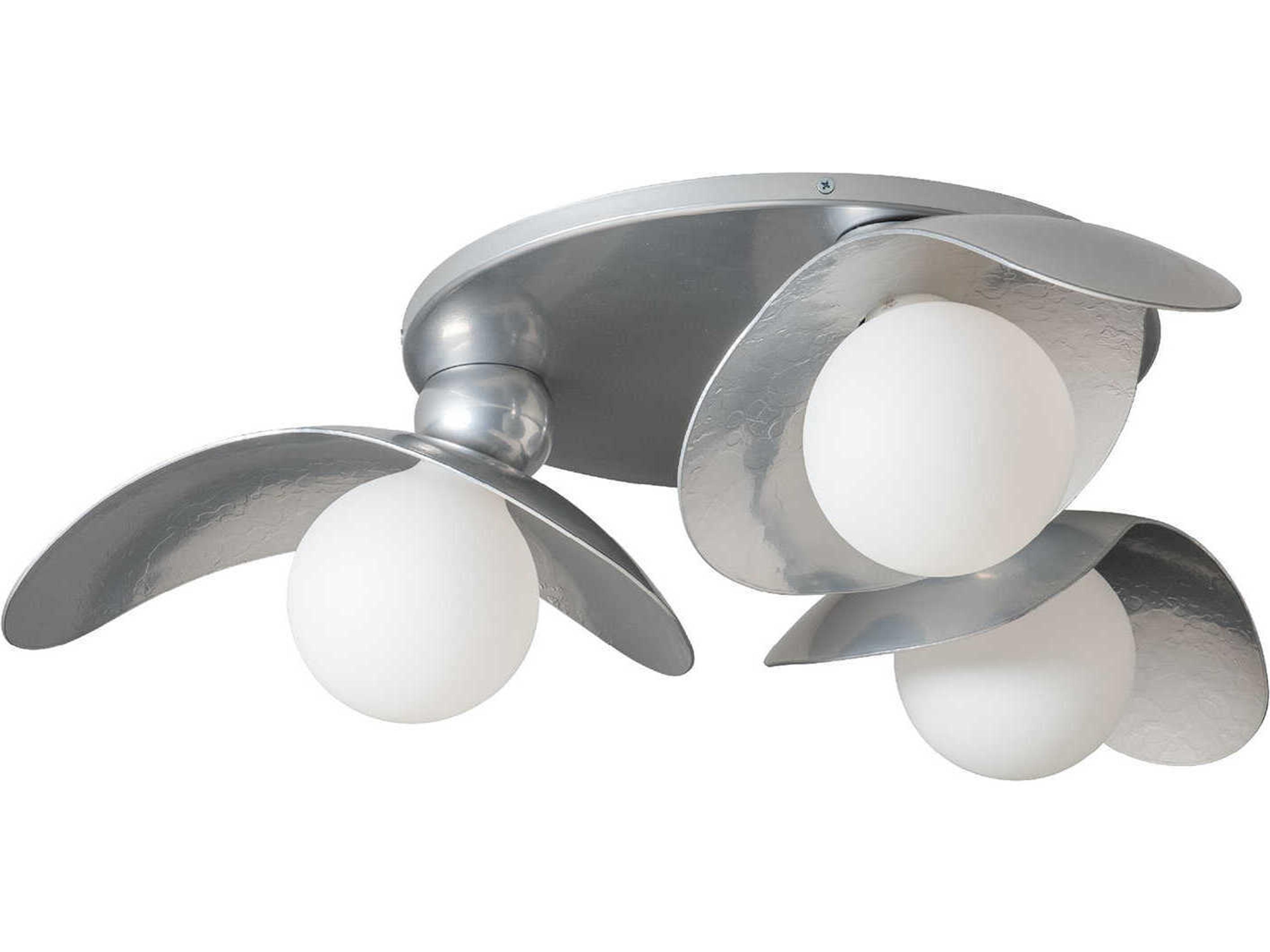 Hubbardton Forge Yoki 3-Light Semi Flush Mount