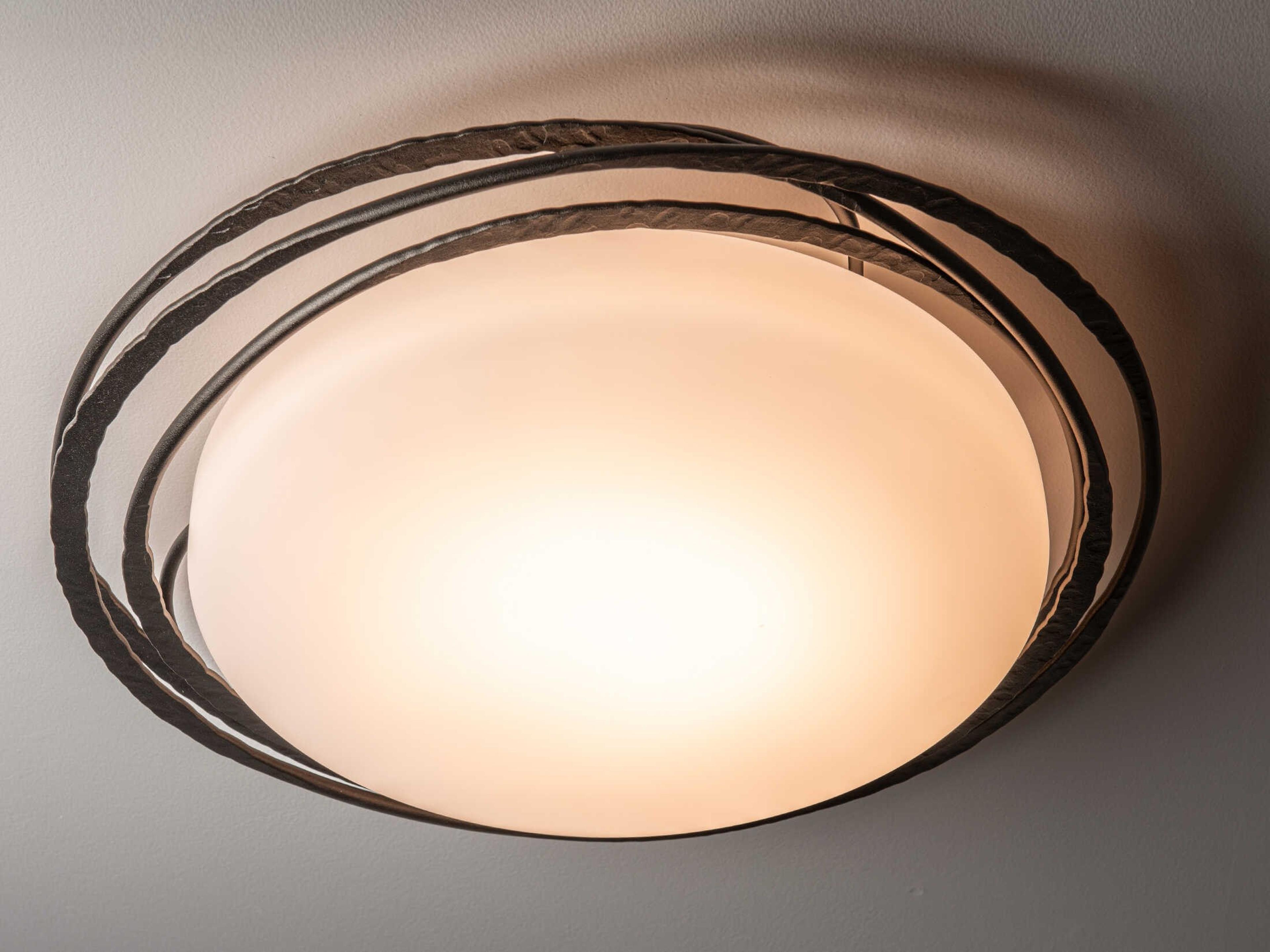 Hubbardton Forge Nova 1-Light Round Flush Mount