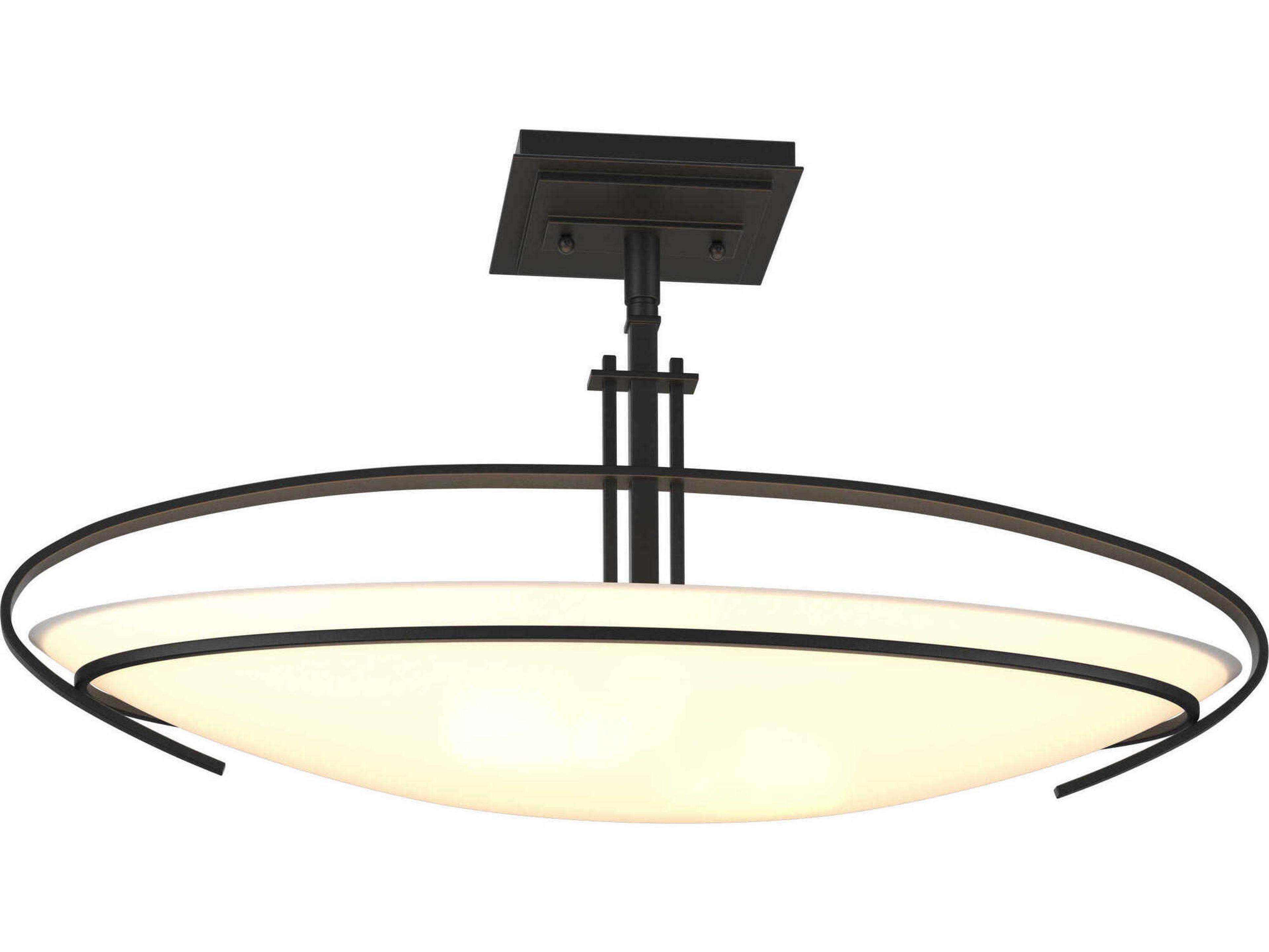 Hubbardton Forge Mackintosh 2-Light Glass Bowl Semi Flush Mount