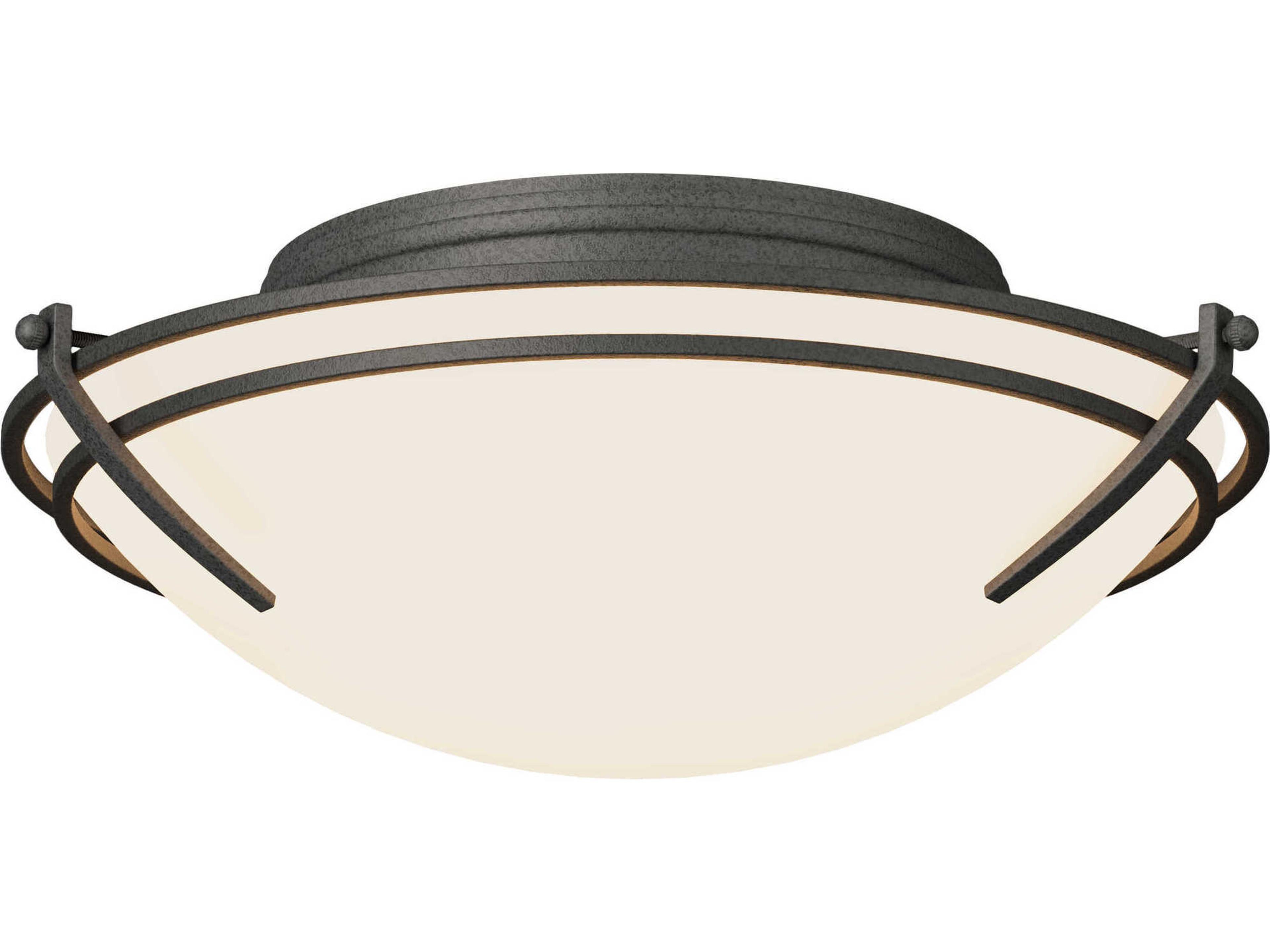 Hubbardton Forge Presidio Tryne 2-Light Glass Bowl Flush Mount