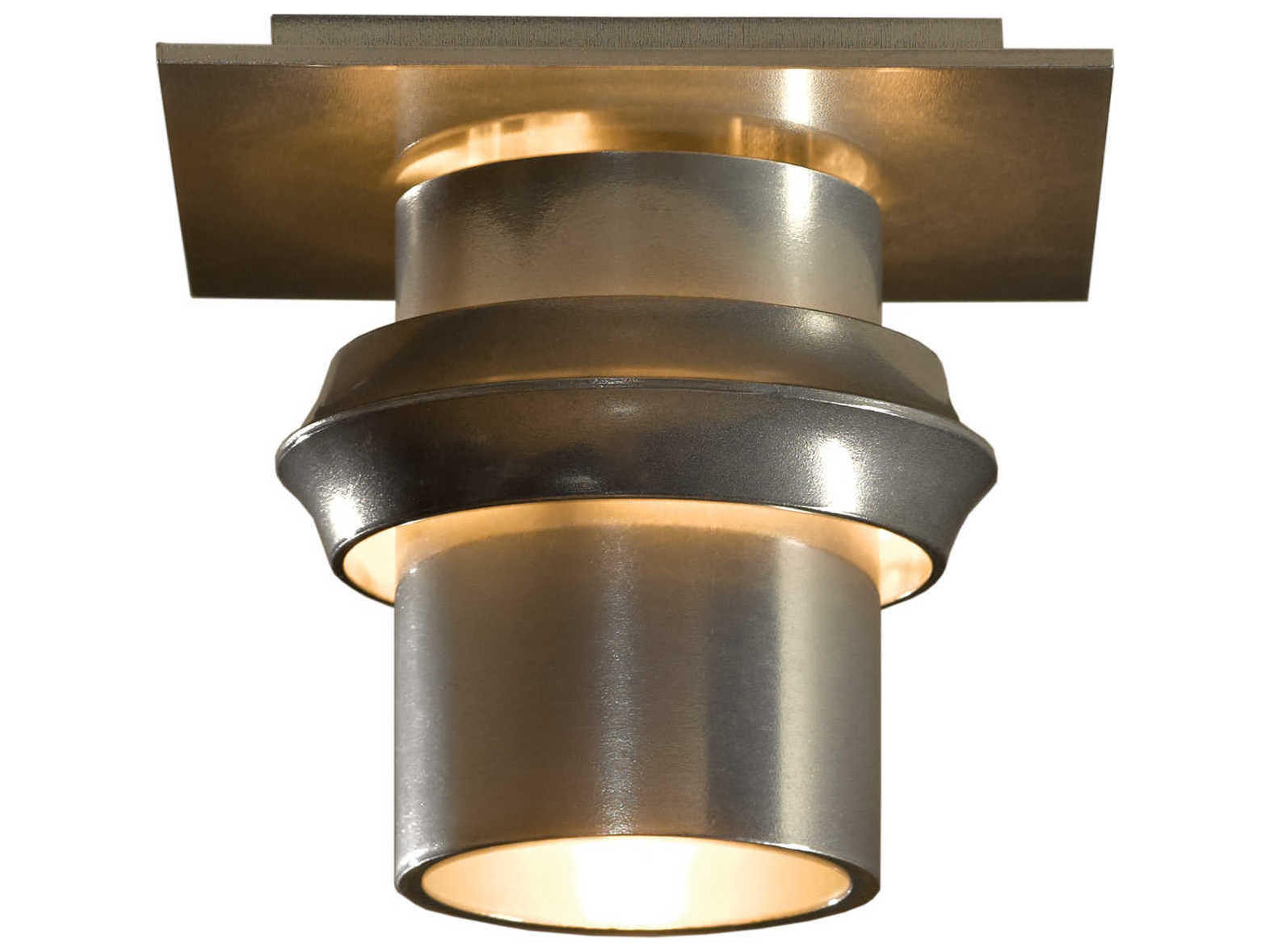 Hubbardton Forge Twilight 1-Light Cylinder Geometric Flush Mount