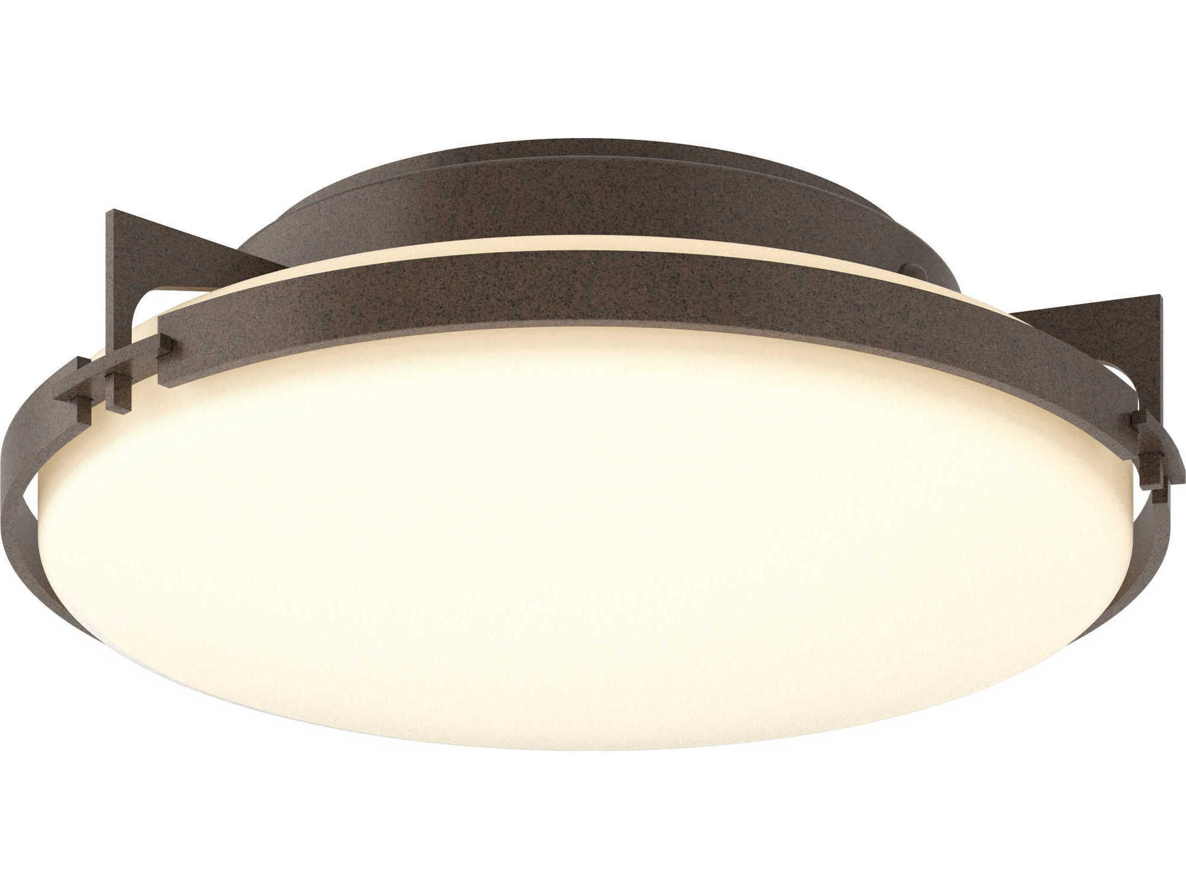 Hubbardton Forge Metra 2-Light Glass Bowl Flush Mount
