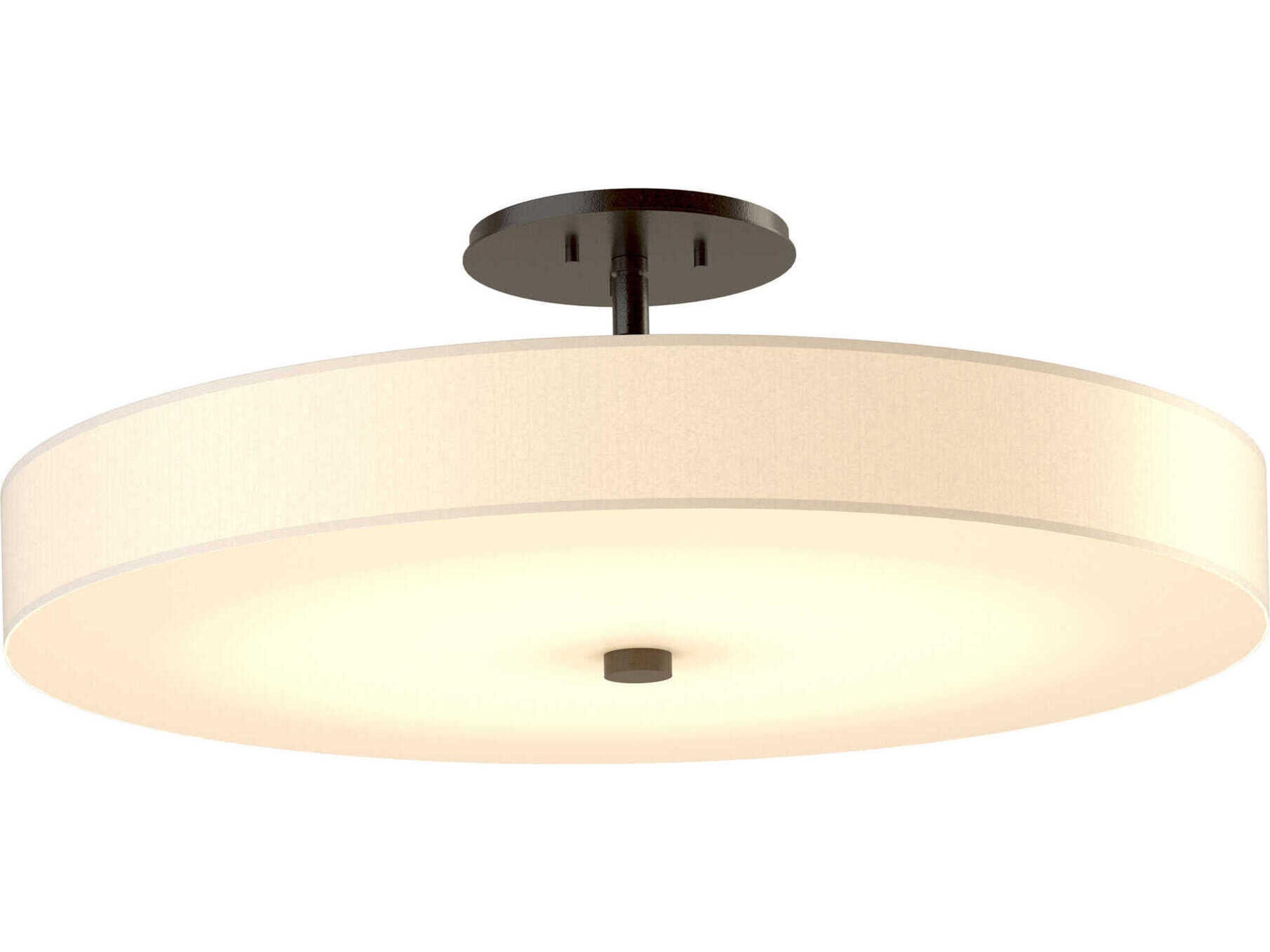 Disq Large LED Semi-Flush Contemporary Ceiling Light