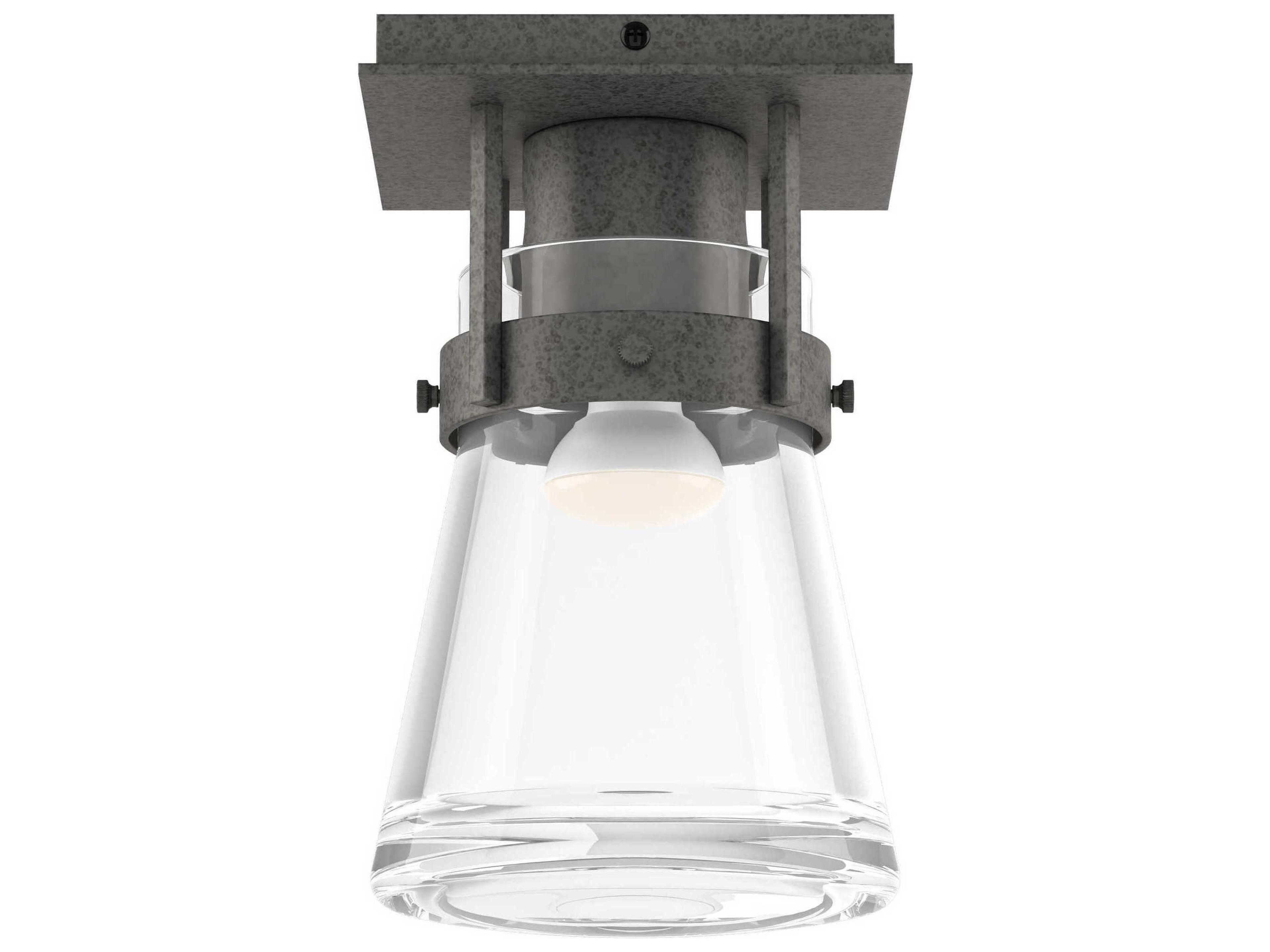 Hubbardton Forge Erlenmeyer 1-Light Glass Semi Flush Mount
