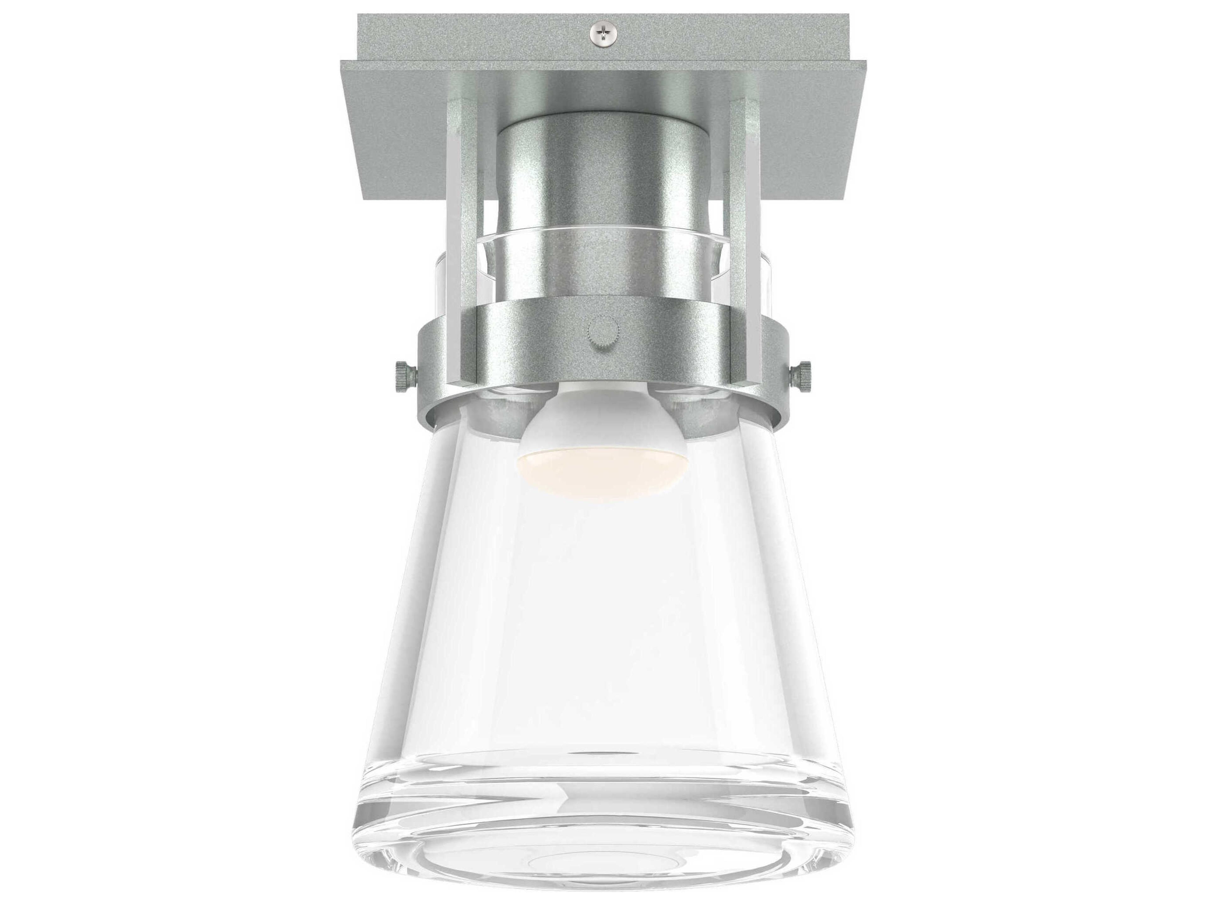 Hubbardton Forge Erlenmeyer 1-Light Glass Semi Flush Mount