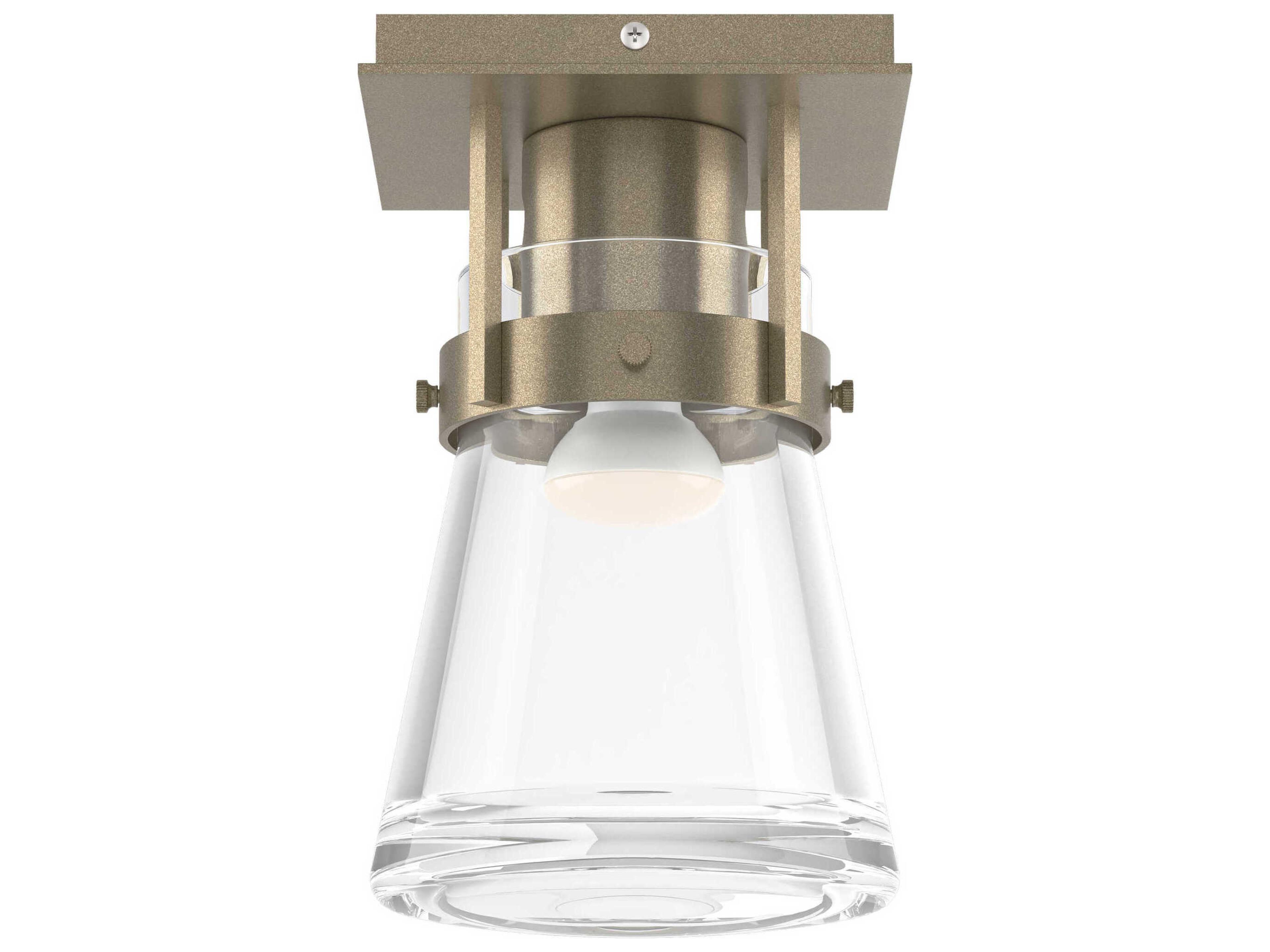 Hubbardton Forge Erlenmeyer 1-Light Glass Semi Flush Mount