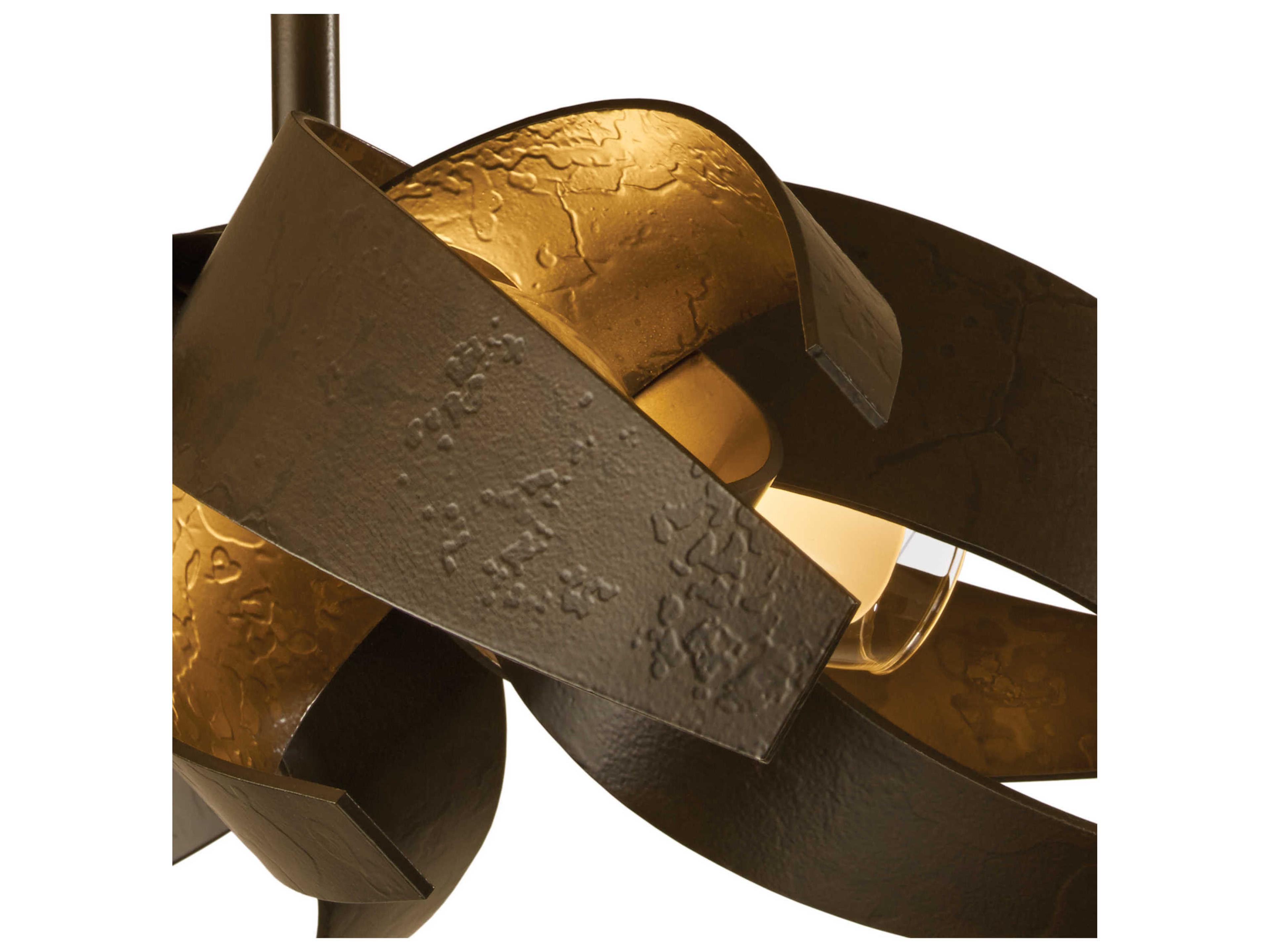 Hubbardton Forge Corona 4-Light Glass Semi Flush Mount