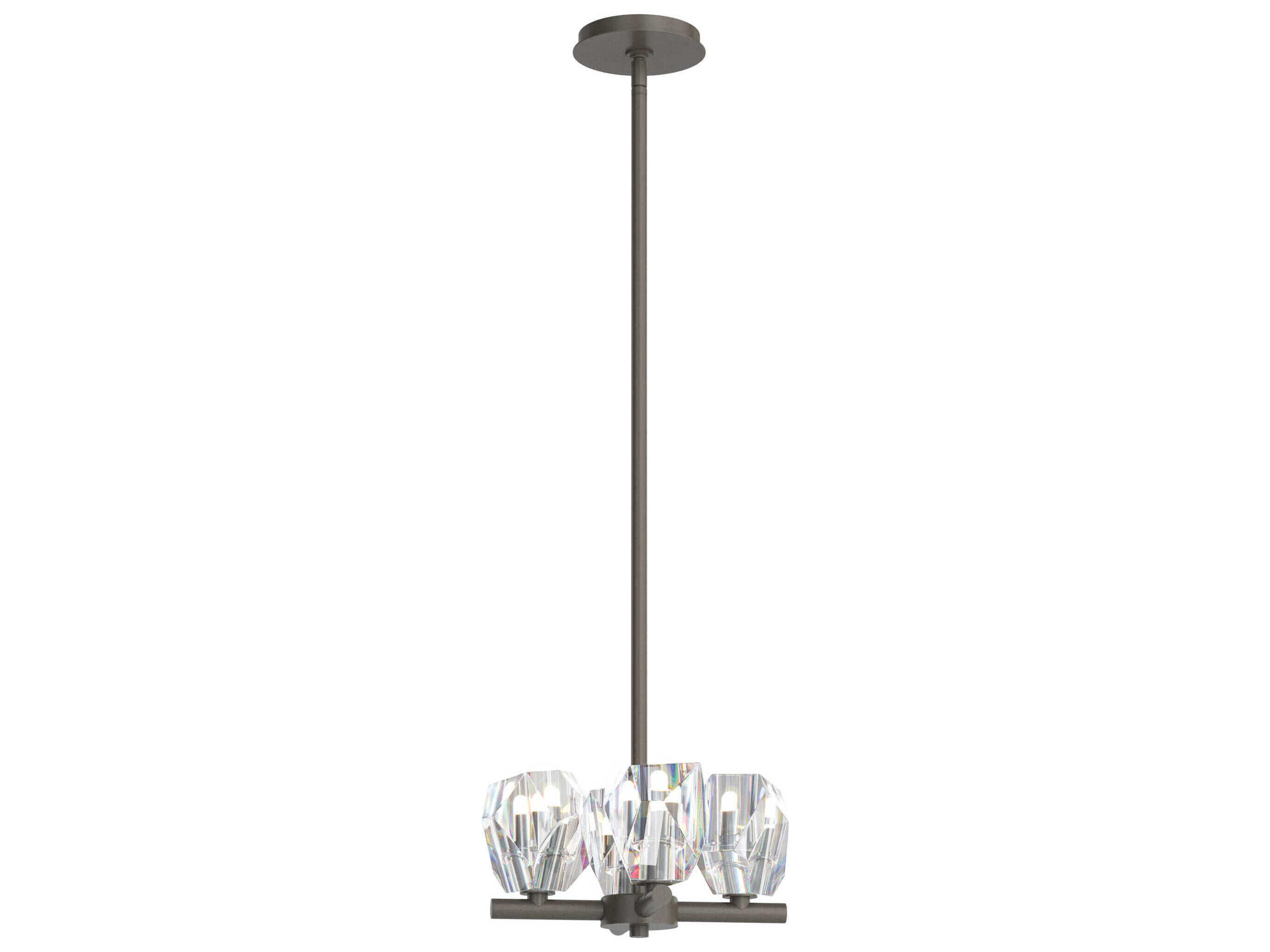 Hubbardton Forge Gatsby 4-Light Crystal Mini Pendant