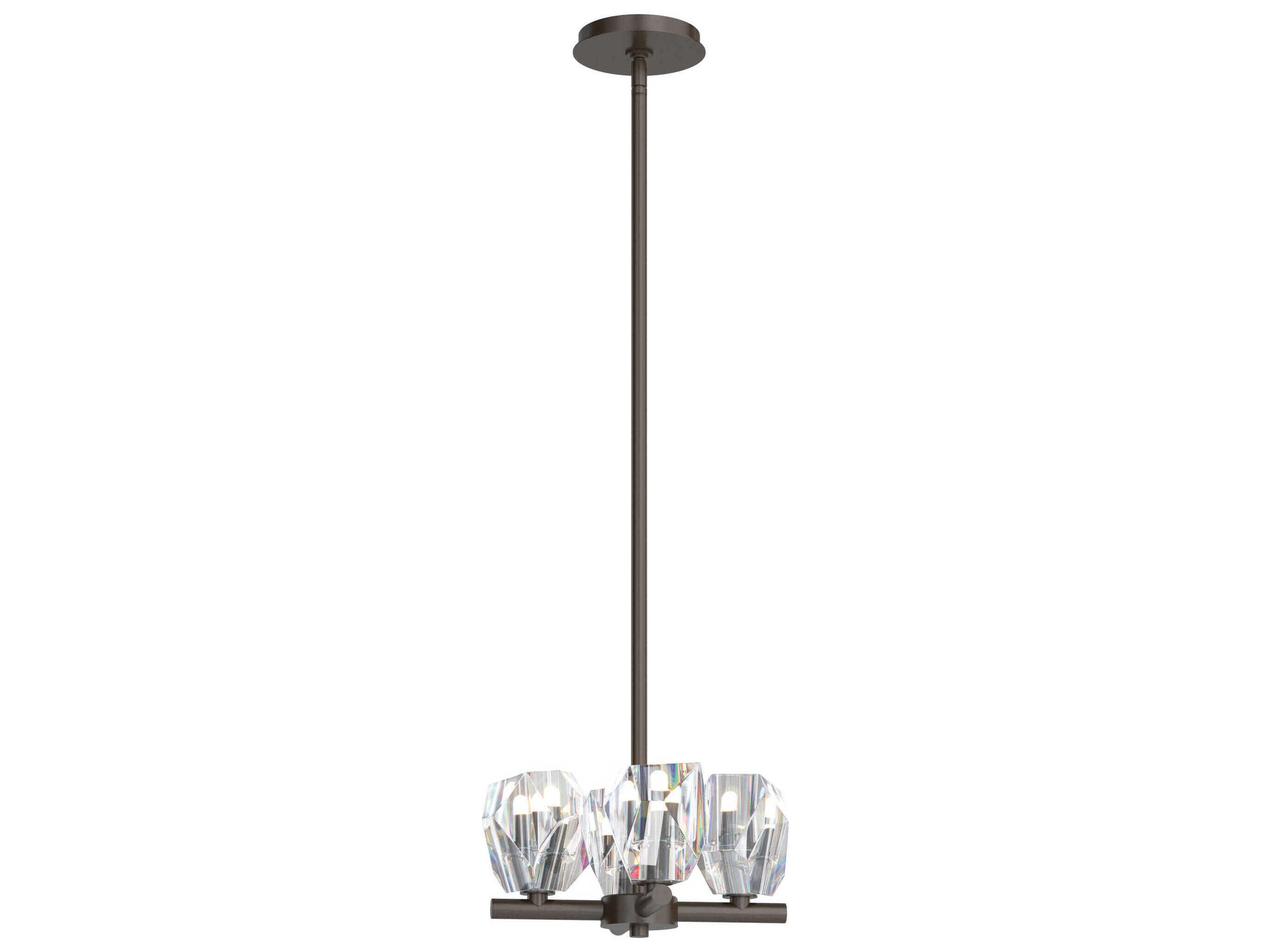 Hubbardton Forge Gatsby 4-Light Crystal Mini Pendant