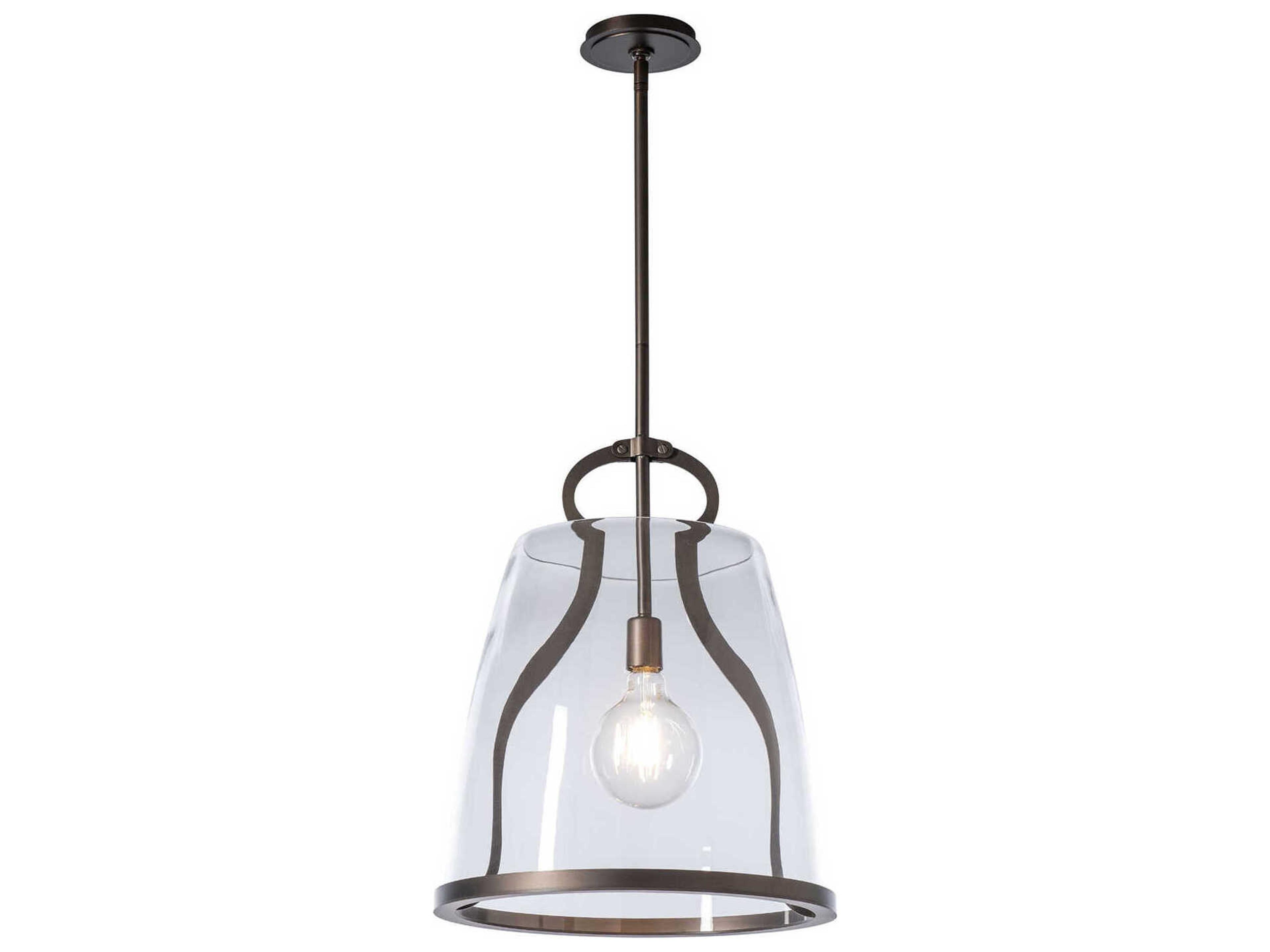 Hubbardton Forge Caliper 1-Light Bell Pendant