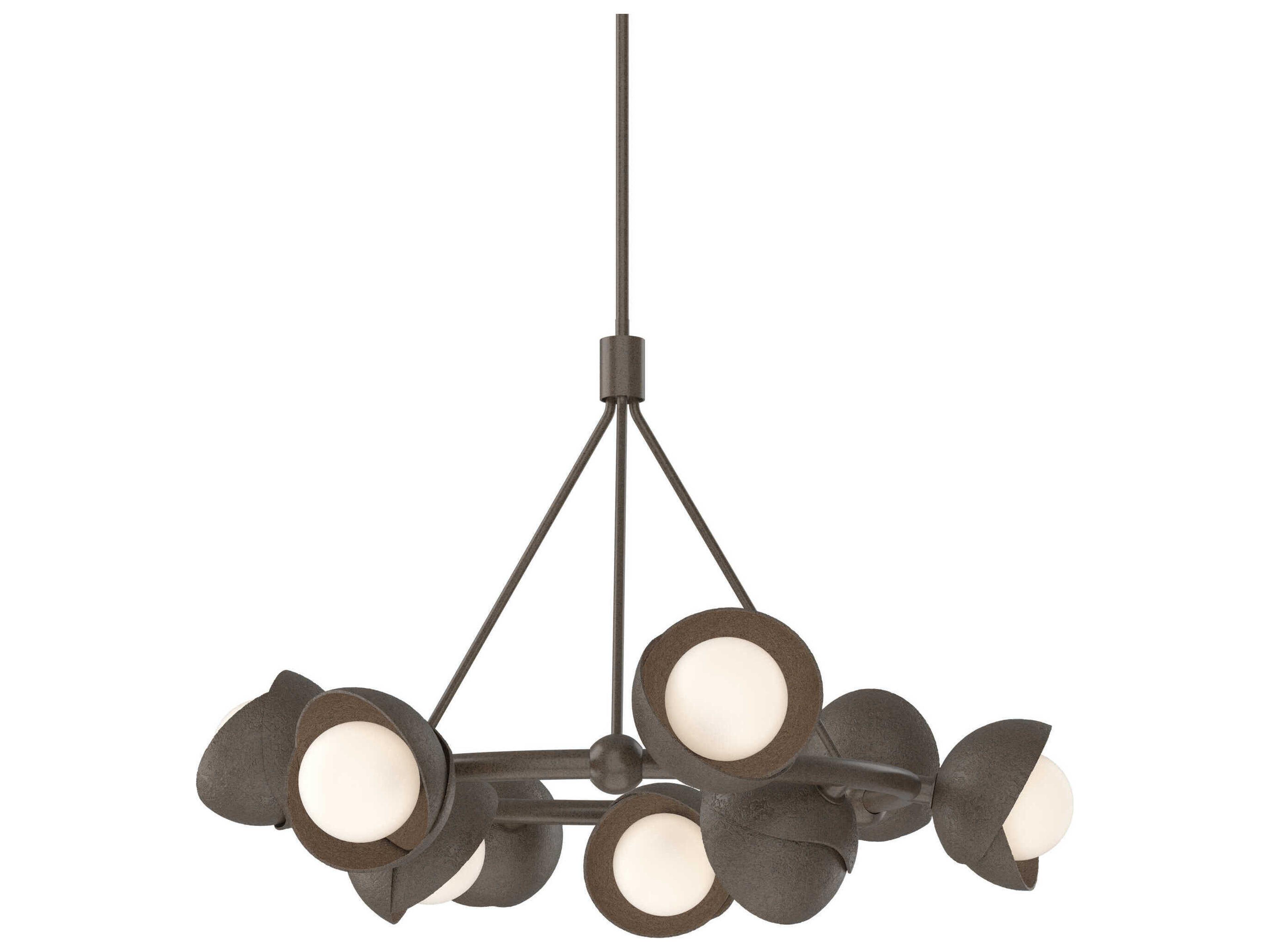 Hubbardton Forge Brooklyn 9-Light Glass LED Globe Pendant