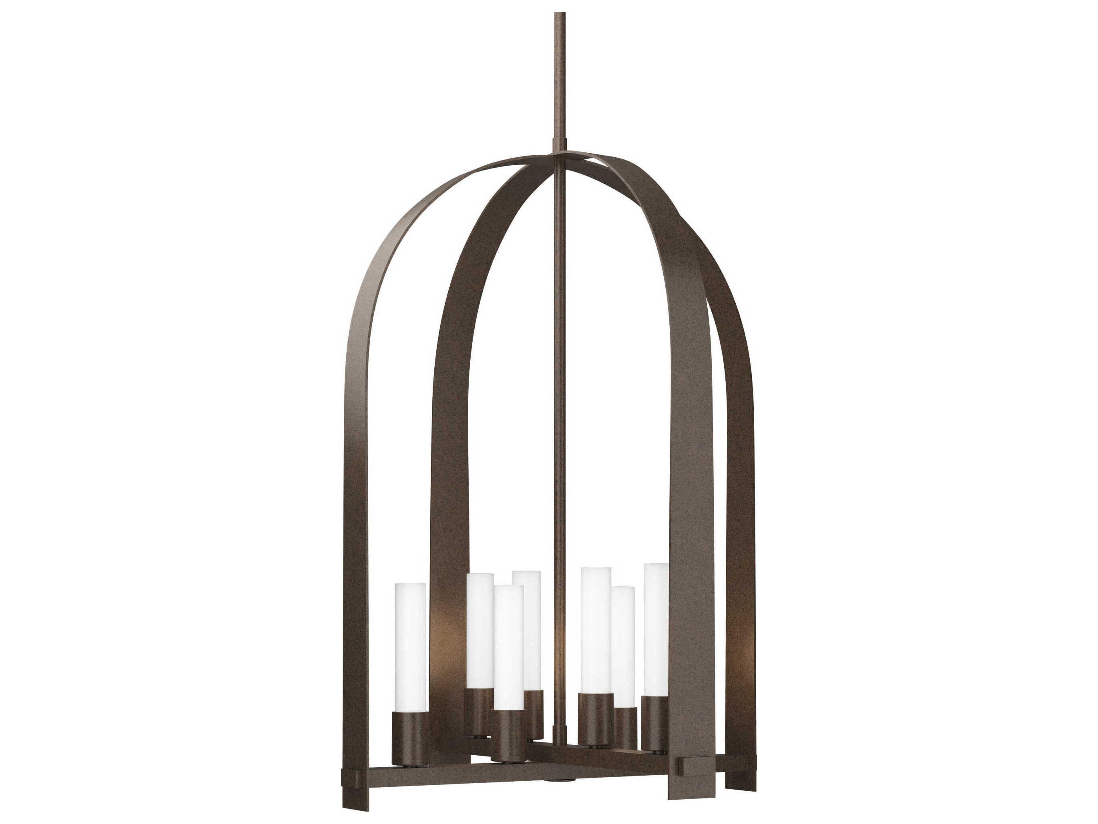 Hubbardton Forge Triomphe 8-Light Glass LED Lantern Pendant